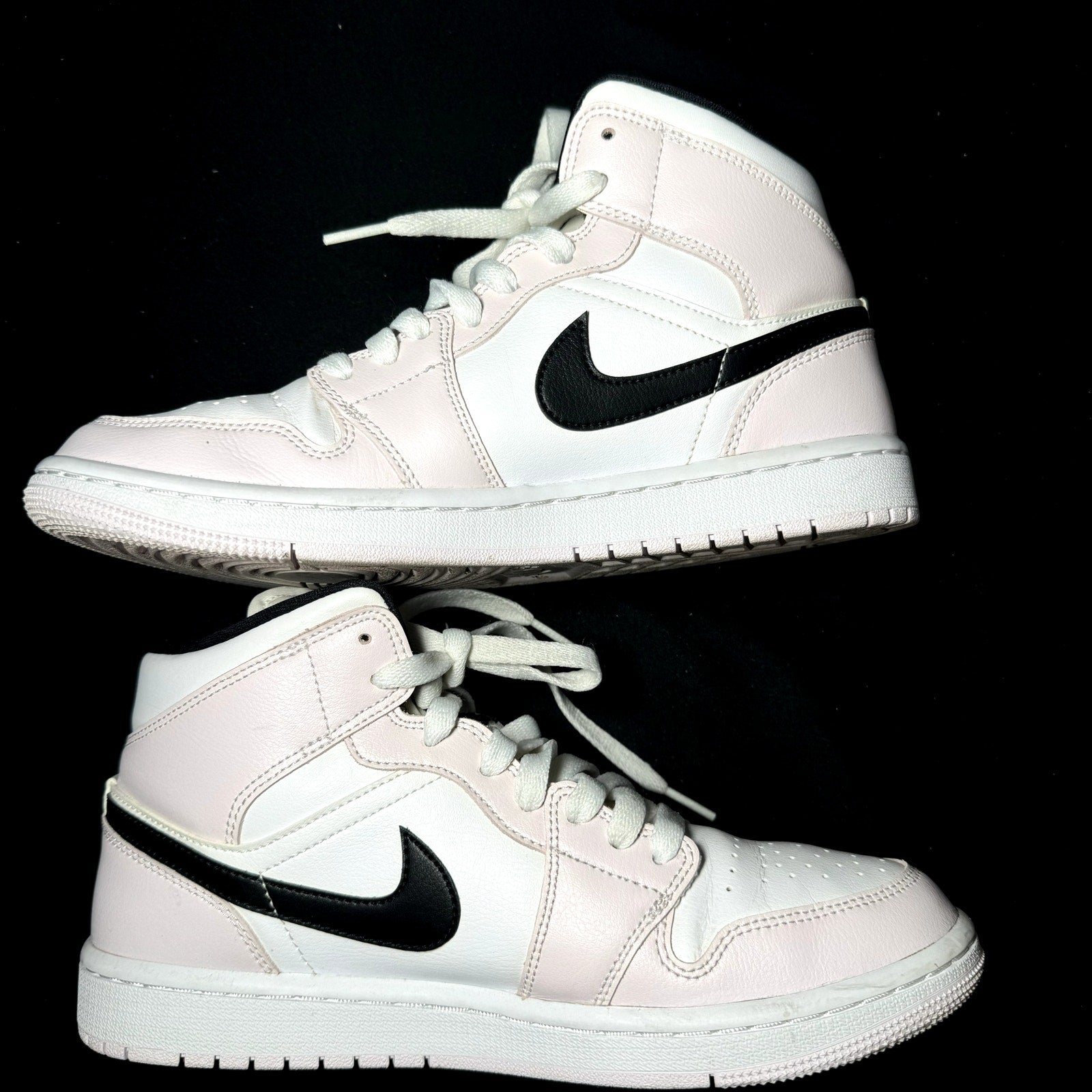 Air Jordan 1 Mid Barely Rose Women's Shoes - Size 9