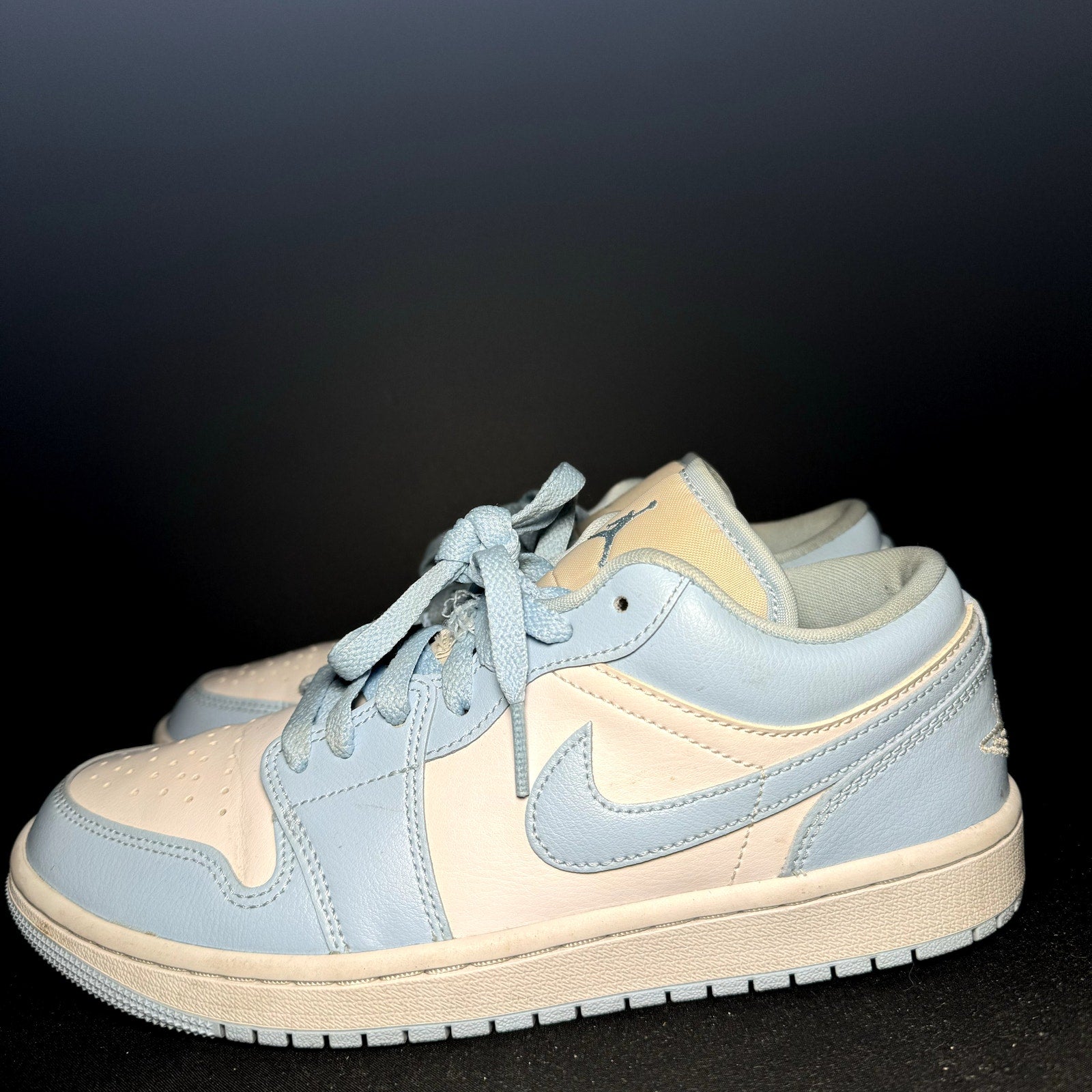 Air Jordan 1 Low Ice Blue Women's Shoes - Size 8