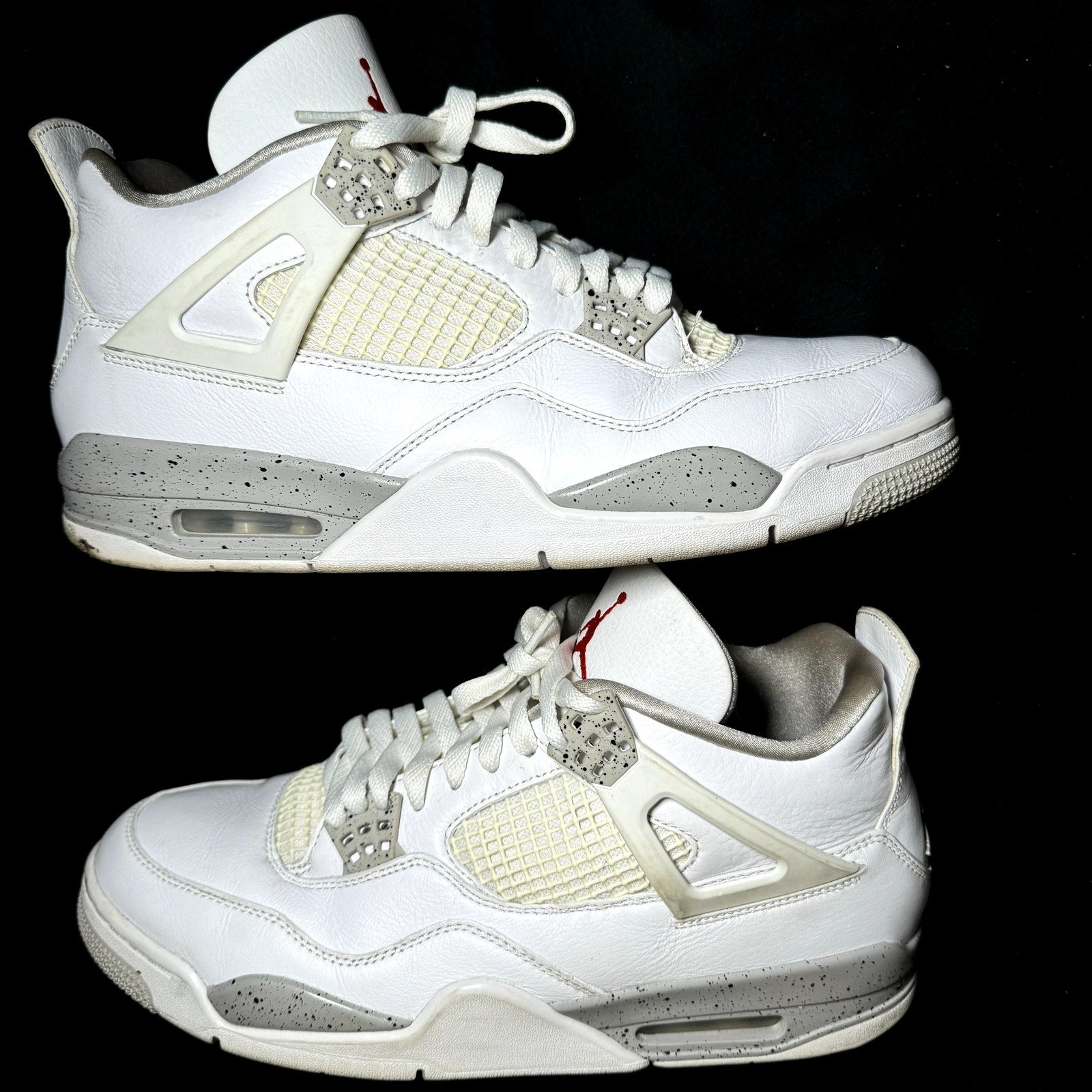 Air Jordan 4 Retro White Oreo Men's Shoes - Size 11