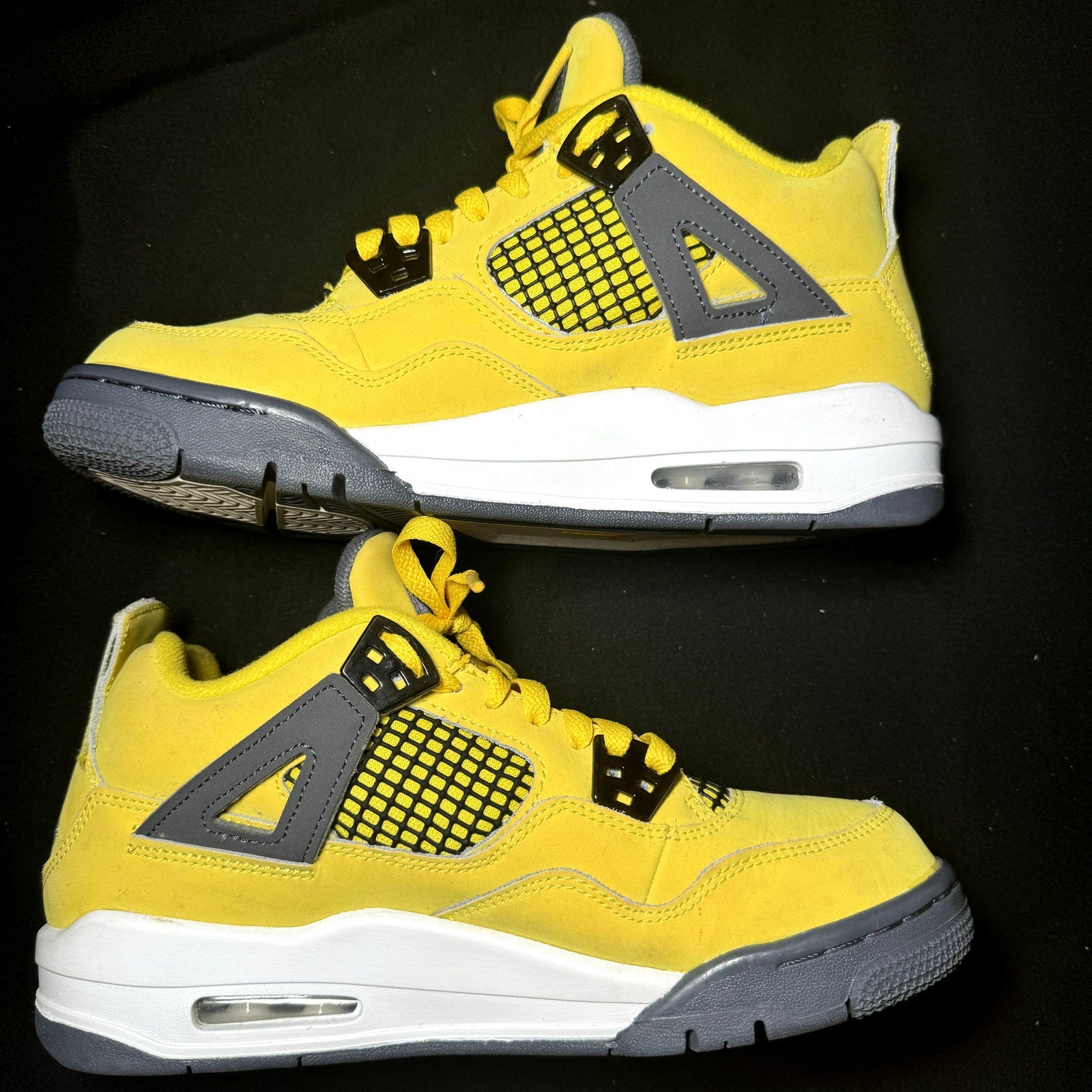 Air Jordan 4 Retro GS Lightning 2021 Kids Shoes - Size 6.5