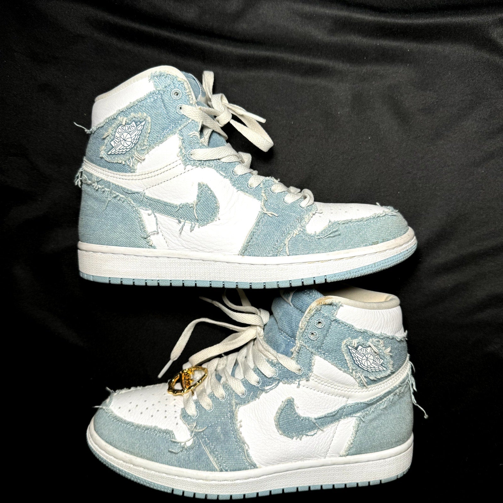 Air Jordan 1 Retro High OG Denim Women's Shoes - Size 7