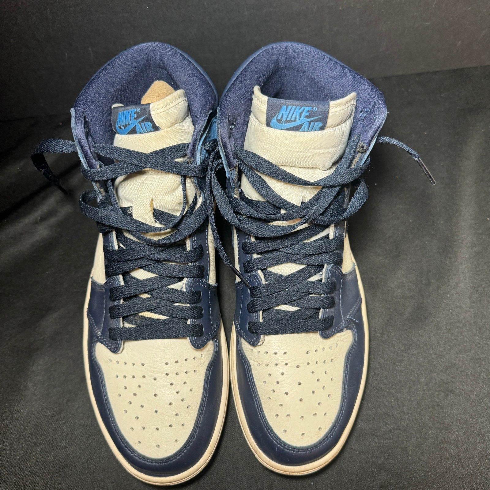 Nike Air Jordan I Retro High OG Obsidian Men's Shoes - Size 9