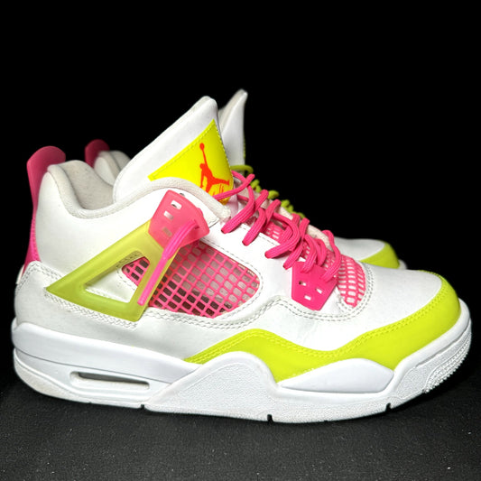 Air Jordan 4 Retro GS Lemon Venom 2020 Kids Shoes - Size 5.5