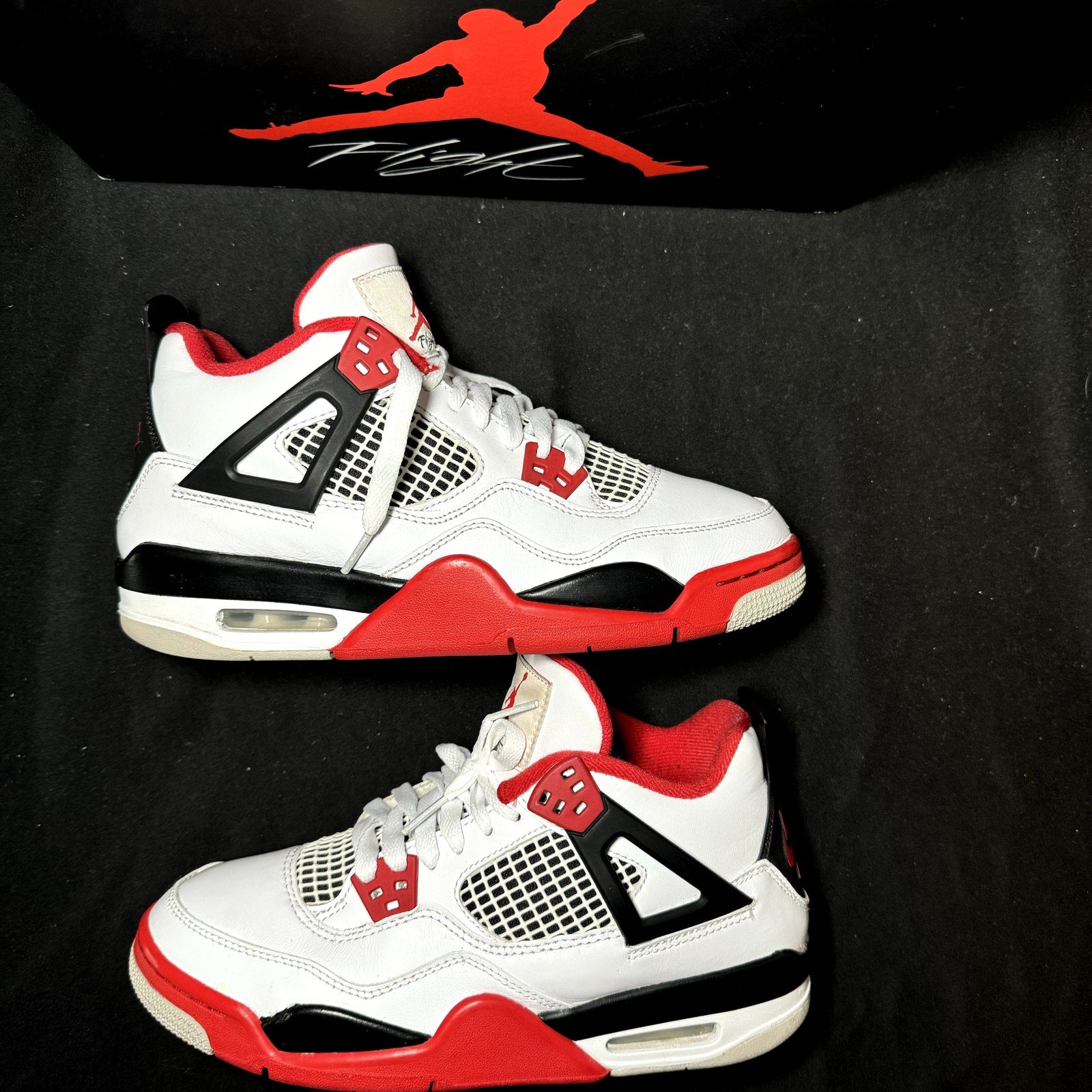 Air Jordan 4 Retro OG GS Fire Red 2020 Kids Shoes - Size 6