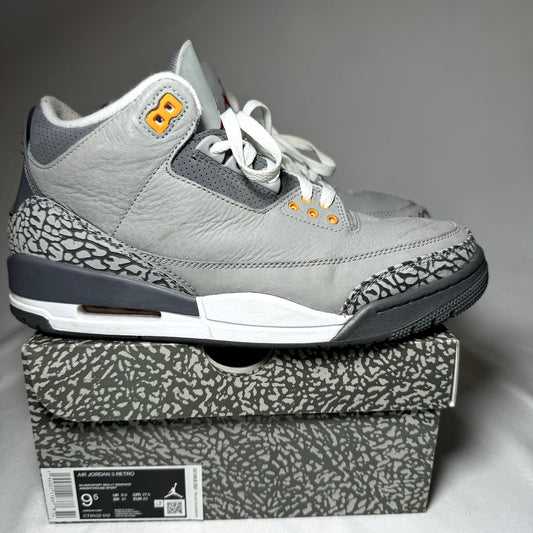 Air Jordan 3 Retro Cool Grey 2021 Men's Shoes - Size 9.5