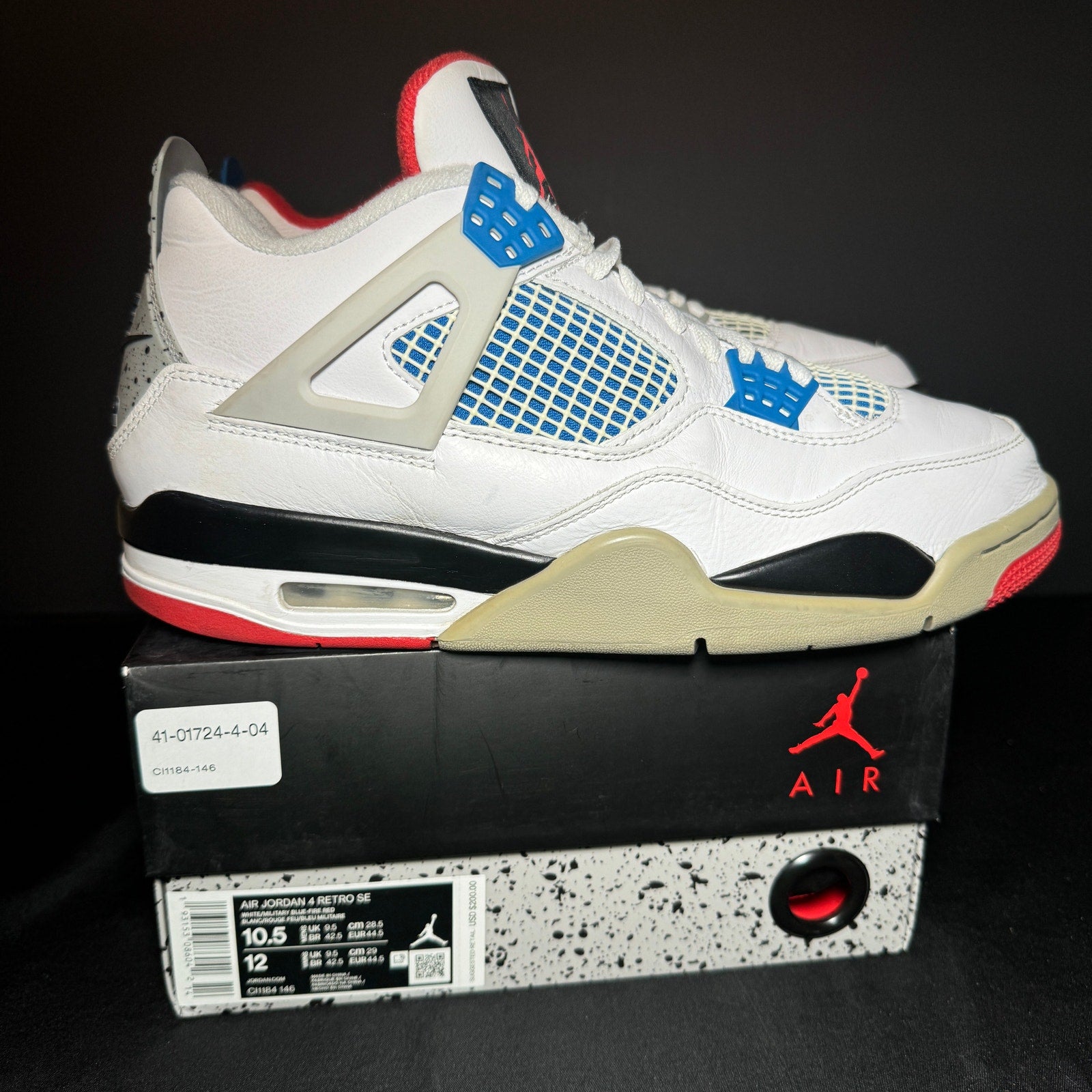 Air Jordan 4 Retro SE What The 4 Men's Shoes - Size 10.5