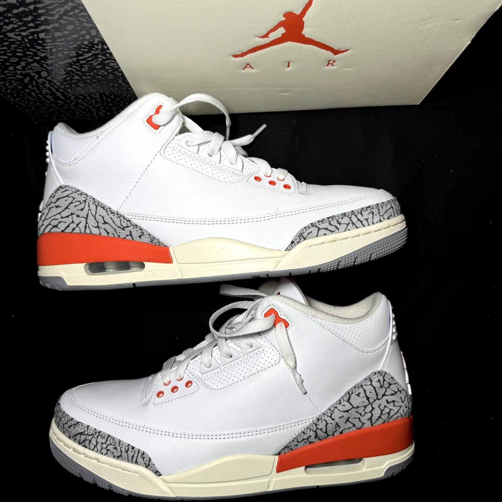 Air Jordan 3 Retro Georgia Peach Women's Shoes - Size 11.5