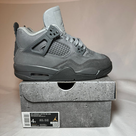 Air Jordan 4 Retro SE GS Wet Cement Kids Shoes - Size 4