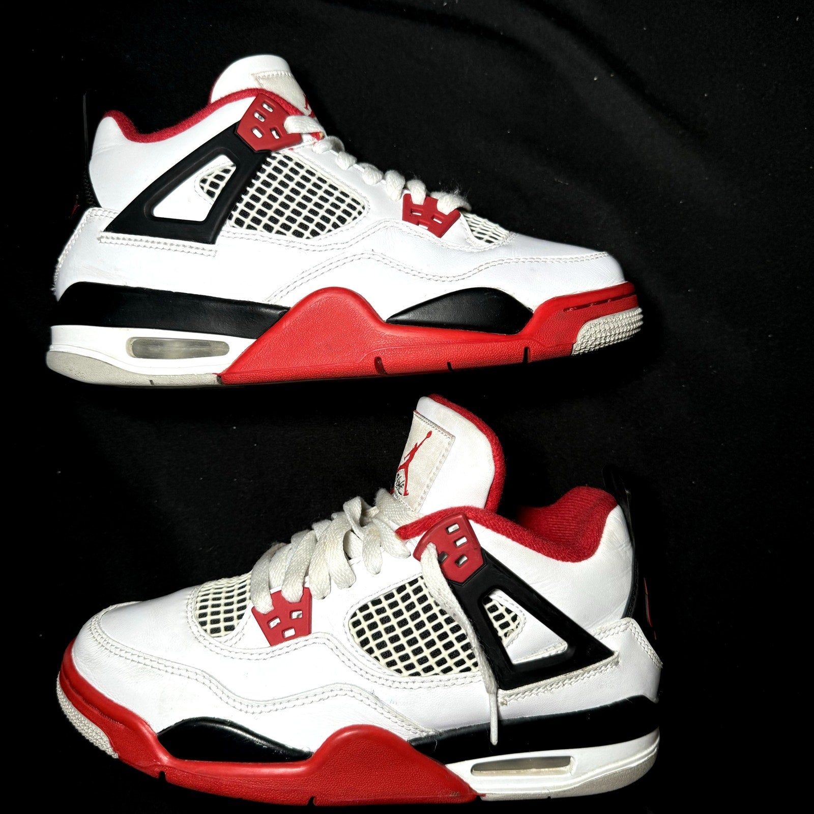 Air Jordan 4 Retro OG GS Fire Red 2020 Kids Shoes - Size 6