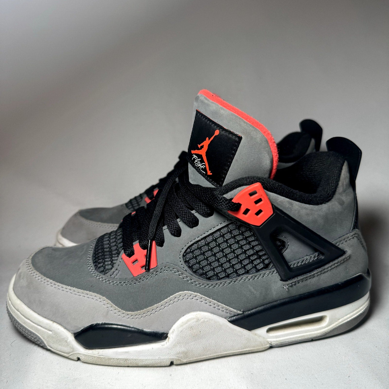 Air Jordan 4 Retro GS Infrared Kids Shoes - Size 7