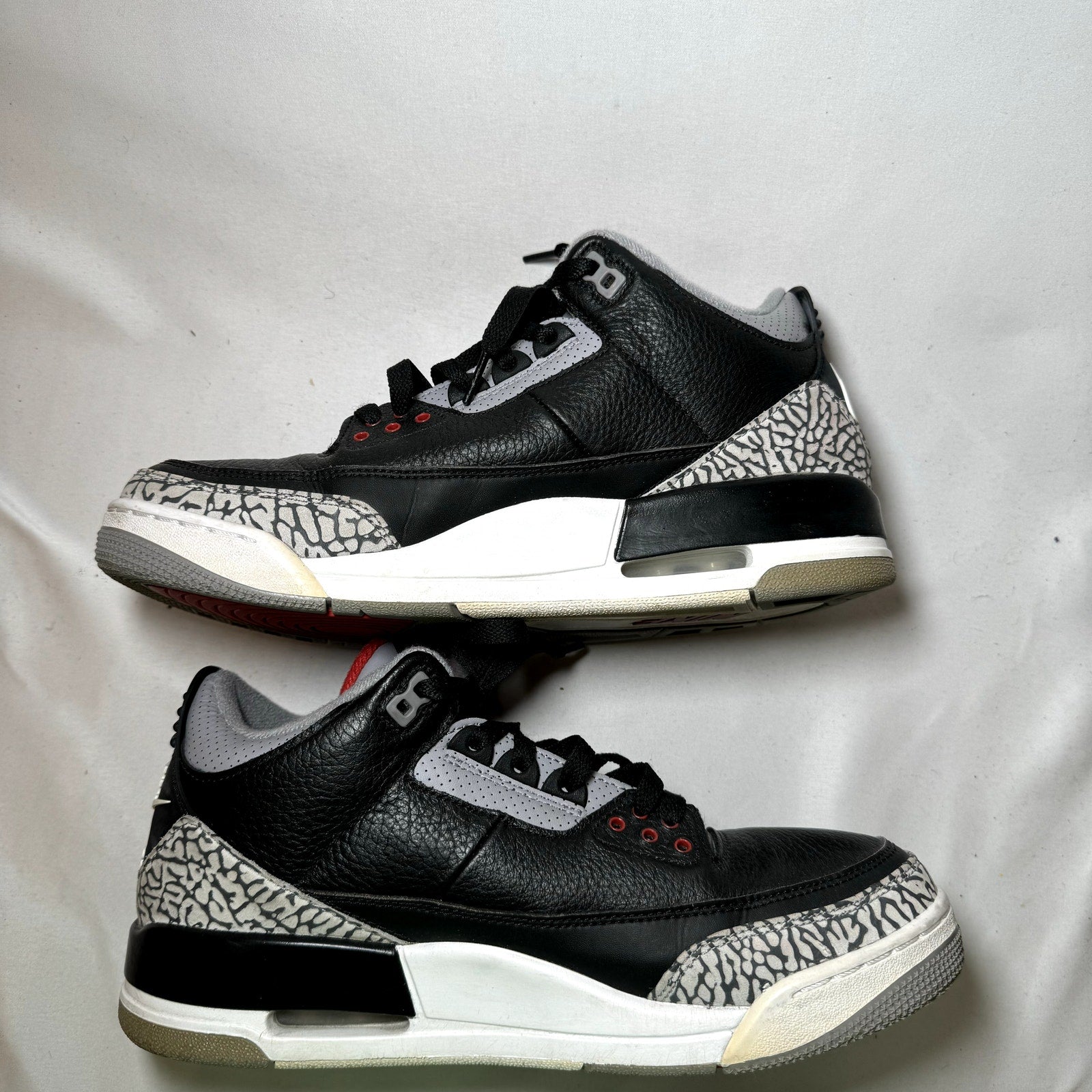 Air Jordan 3 Retro OG Black Cement 2018 Men's Shoes - Size 9.5