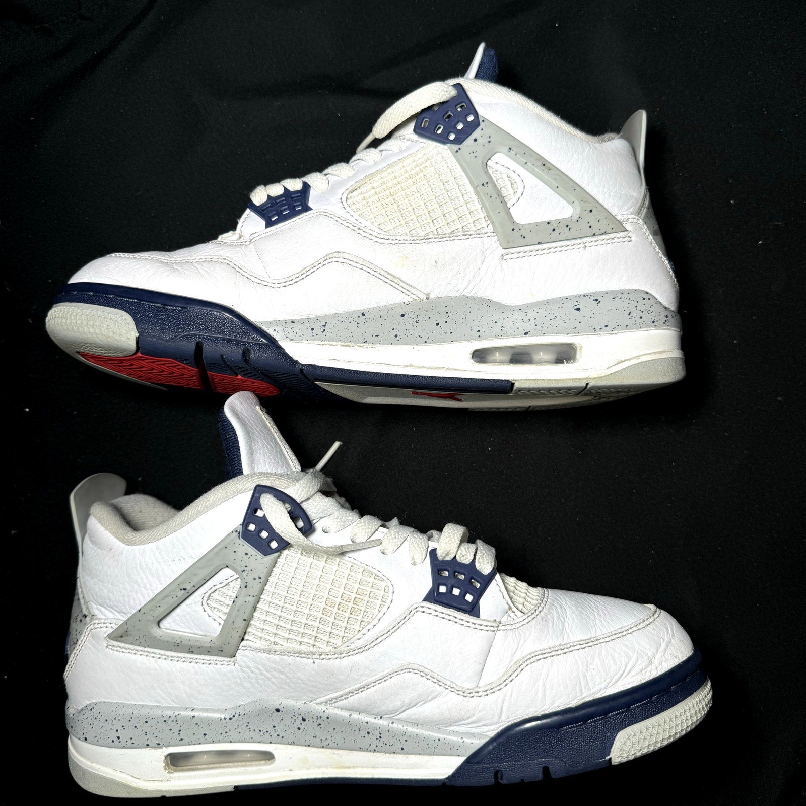 Air Jordan 4 Retro Midnight Navy Men's Shoes - Size 9