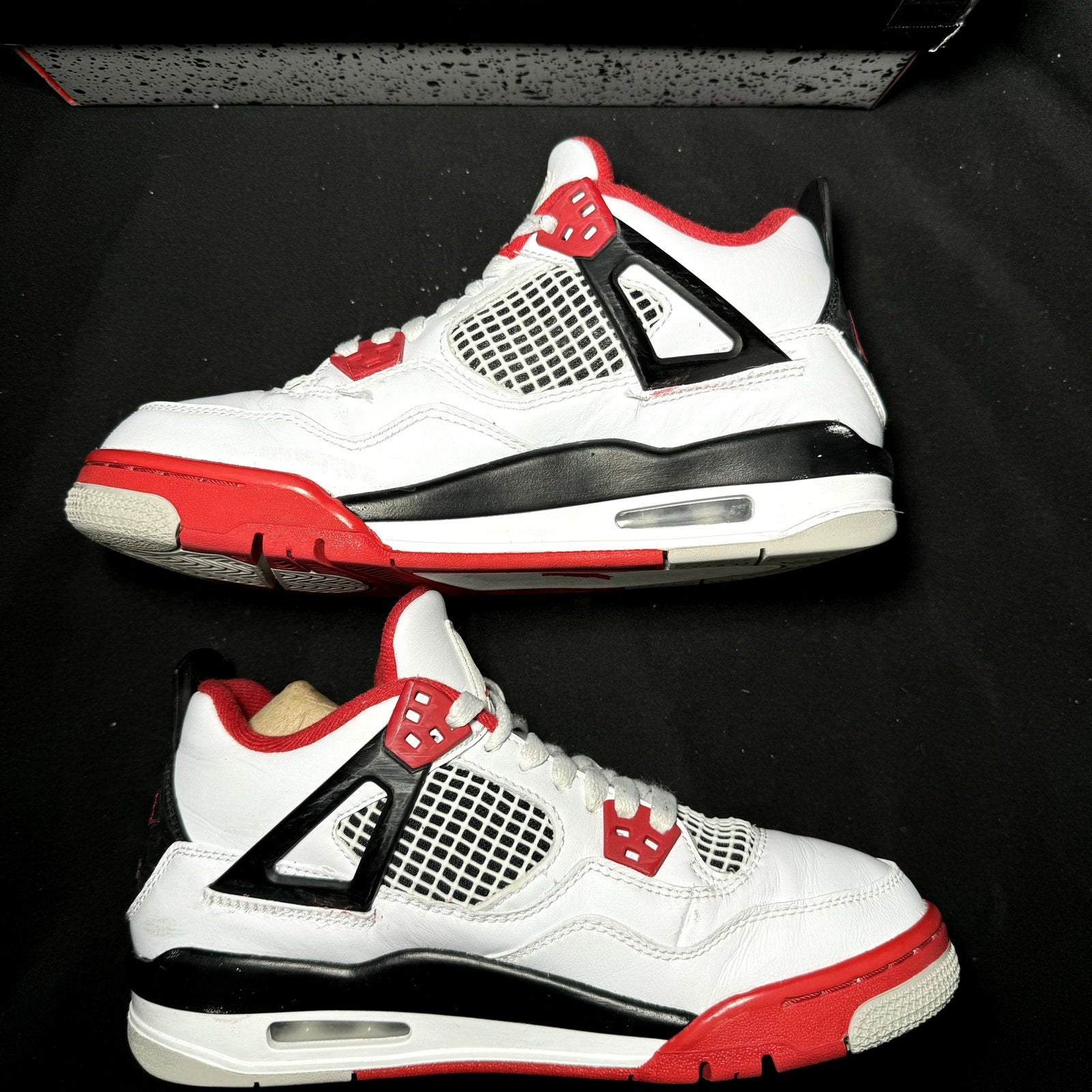 Air Jordan 4 Retro OG GS Fire Red 2020 Kids Shoes - Size 6.5