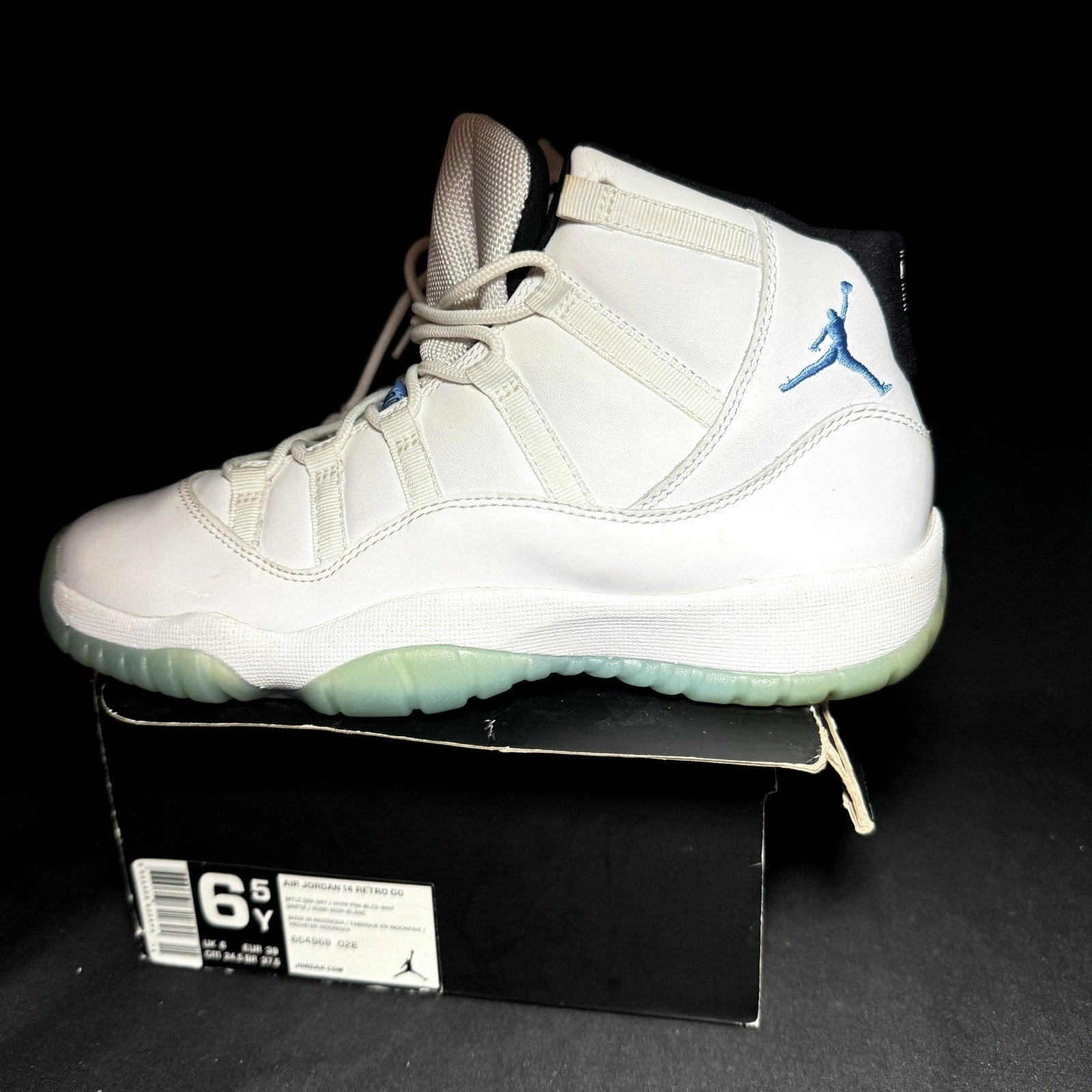 Air Jordan 11 BG Legend Blue 2014 Kids Shoes - Size 6.5