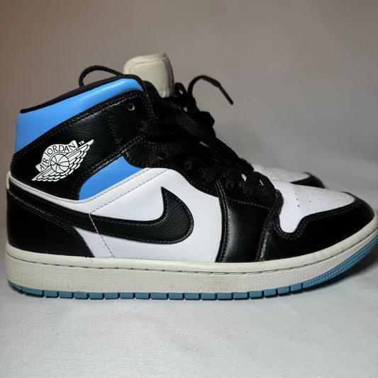 Air Jordan 1 Mid University Blue Women's Shoes - Size 9.5