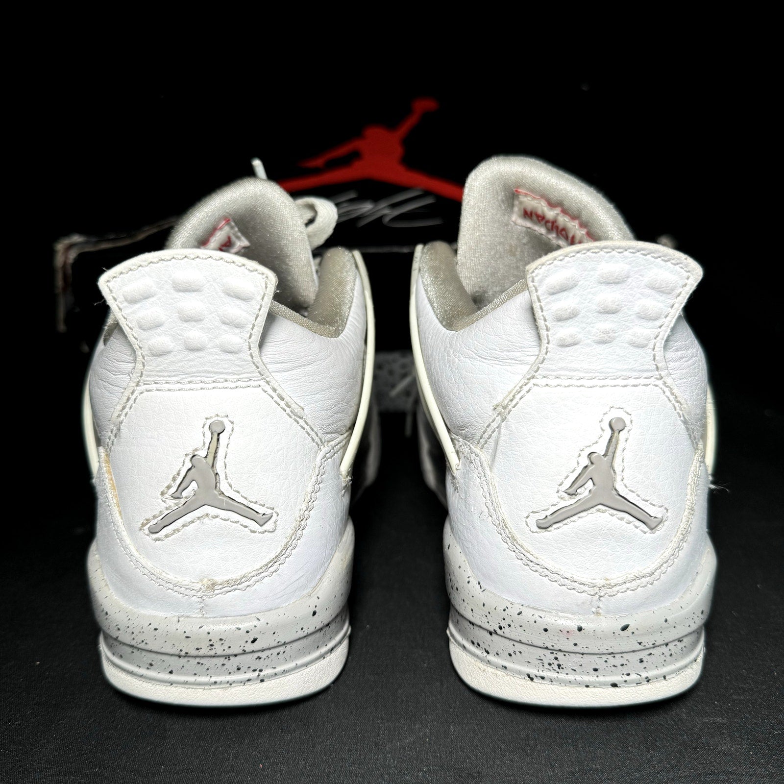 Air Jordan 4 Retro White Oreo 2021 Kids Shoes - Size 4