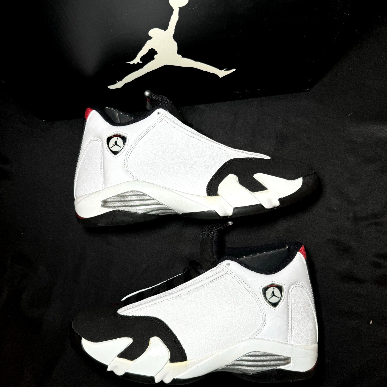 Air Jordan 14 Retro Black Toe 2014 Men's Shoes - Size 9