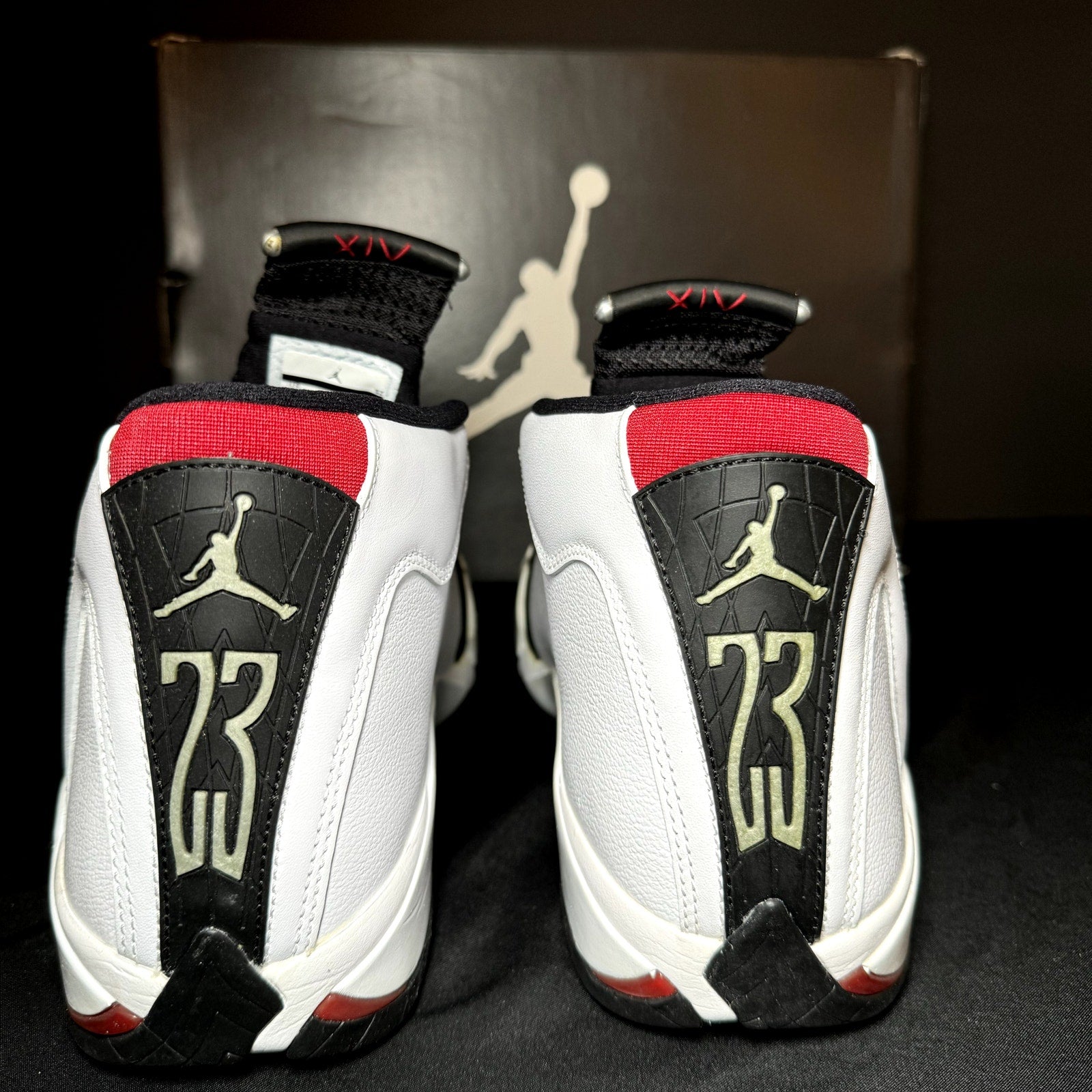 Air Jordan 14 Retro Black Toe 2014 Men's Shoes - Size 9