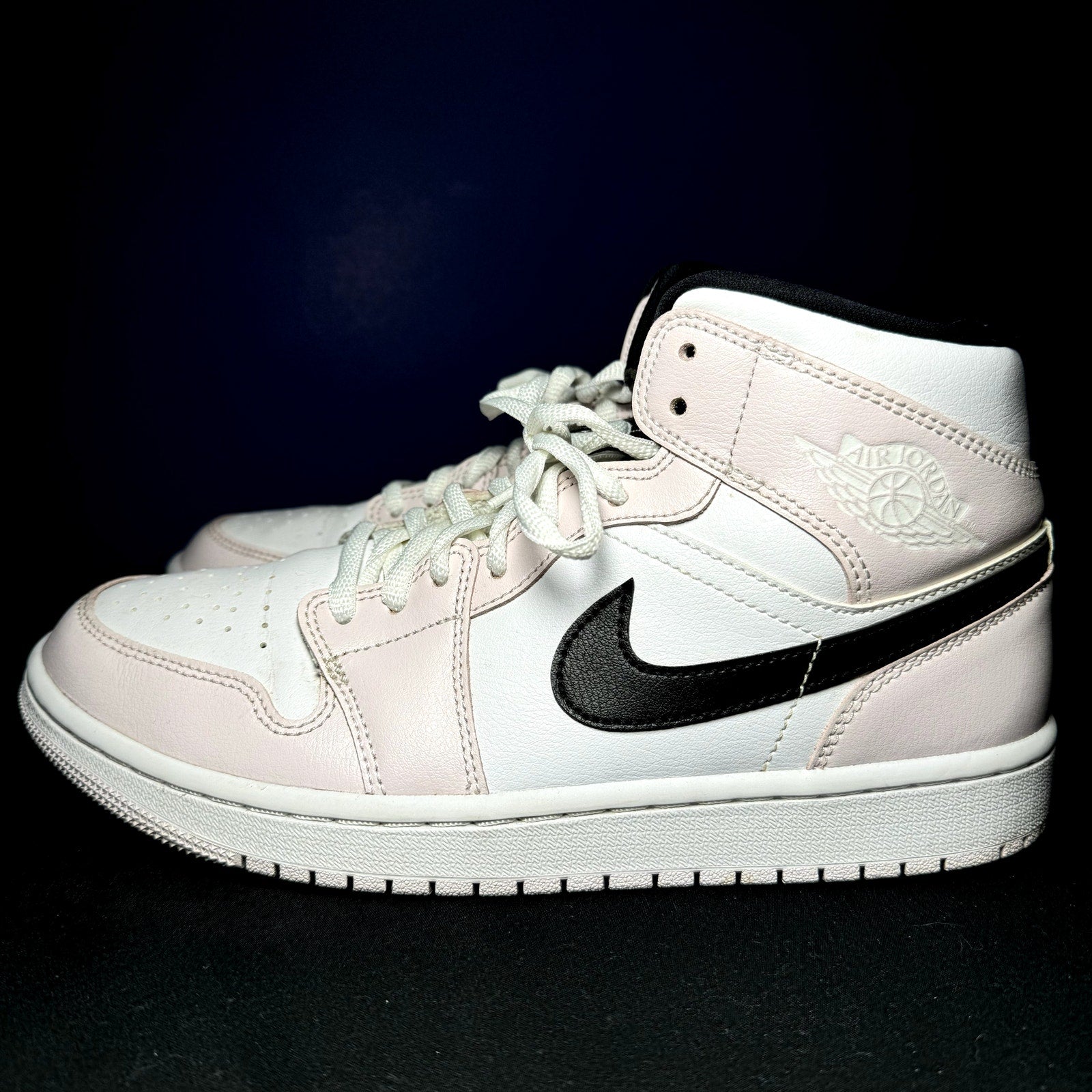 Air Jordan 1 Mid Barely Rose Women's Shoes - Size 8.5