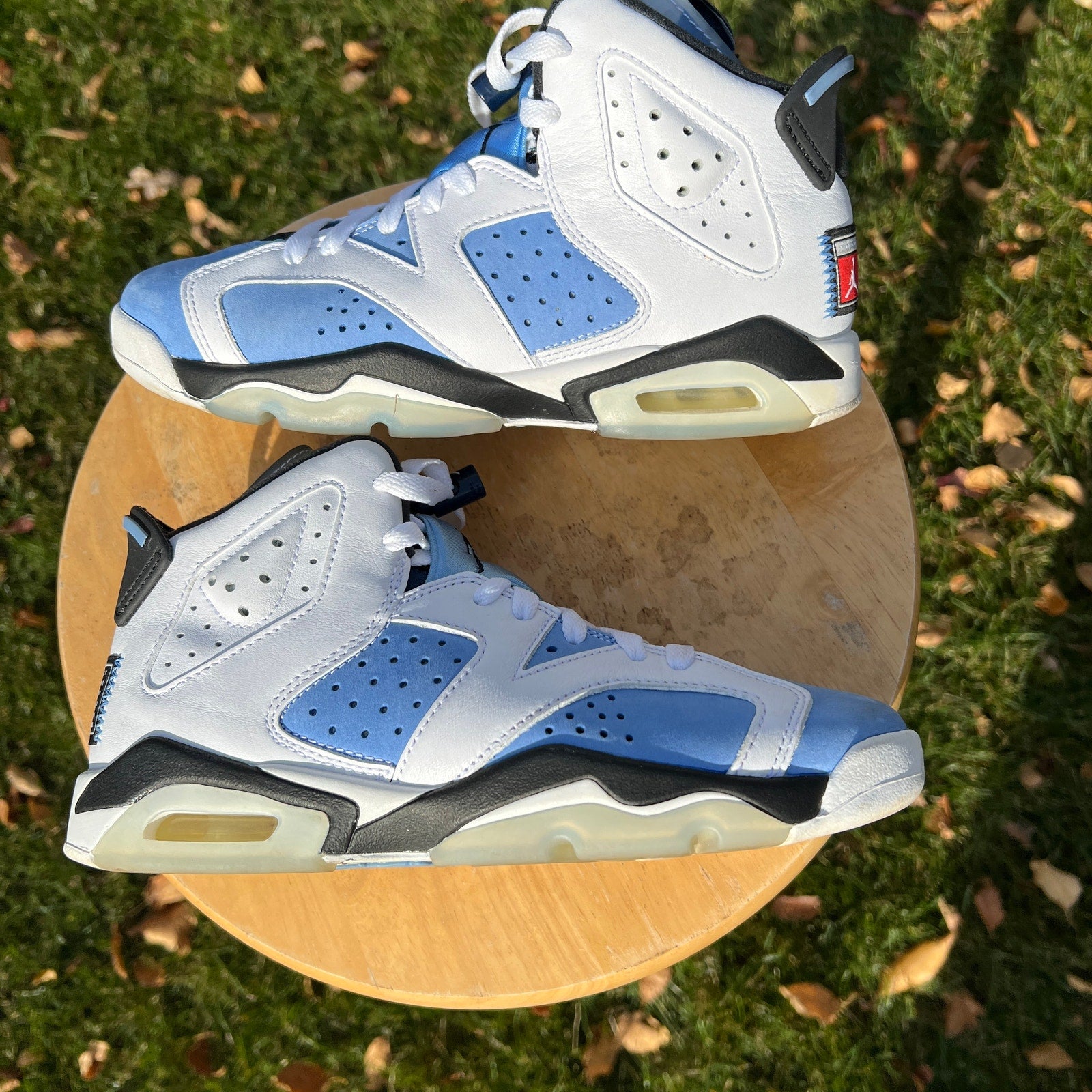 Air Jordan 6 Retro GS UNC Home Kids Shoes - Size 5.5