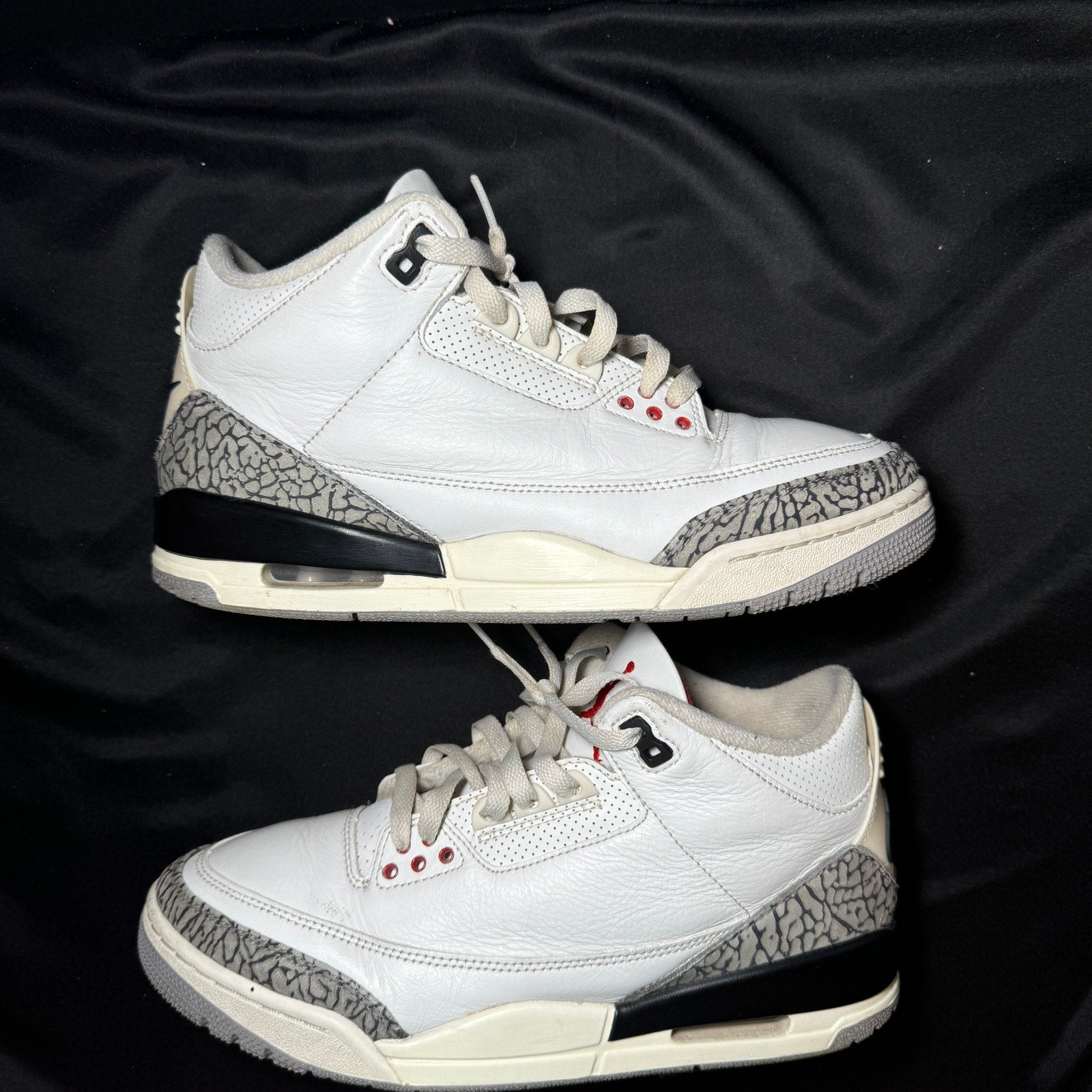 Air Jordan 3 Retro White Cement Reimagined Men's Shoes - Size 8.5