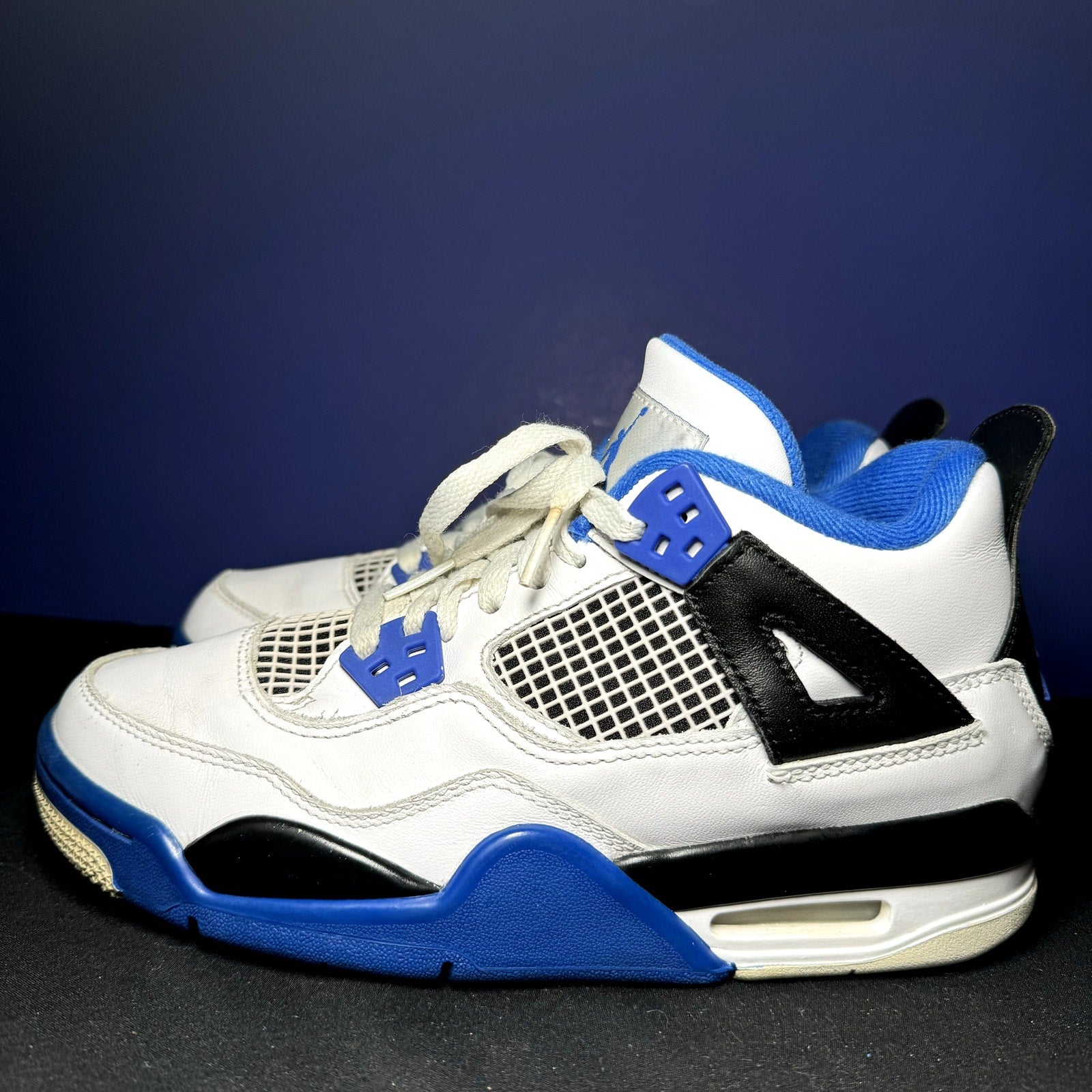 Air Jordan 4 Retro GS Motorsports Kids Shoes - Size 4.5