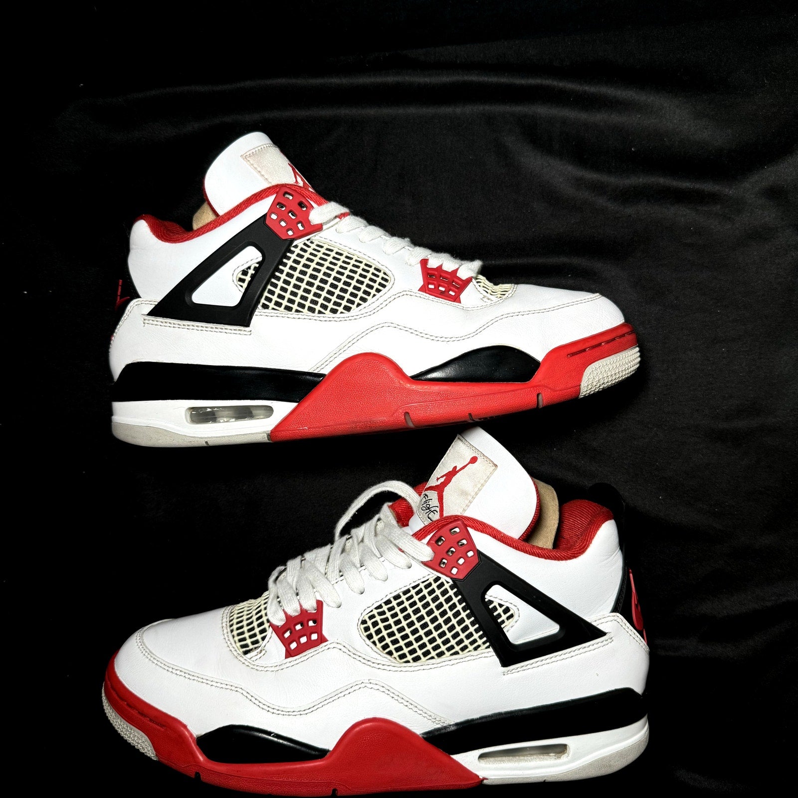 Air Jordan 4 Retro OG Fire Red 2020 Men's Shoes - Size 9.5