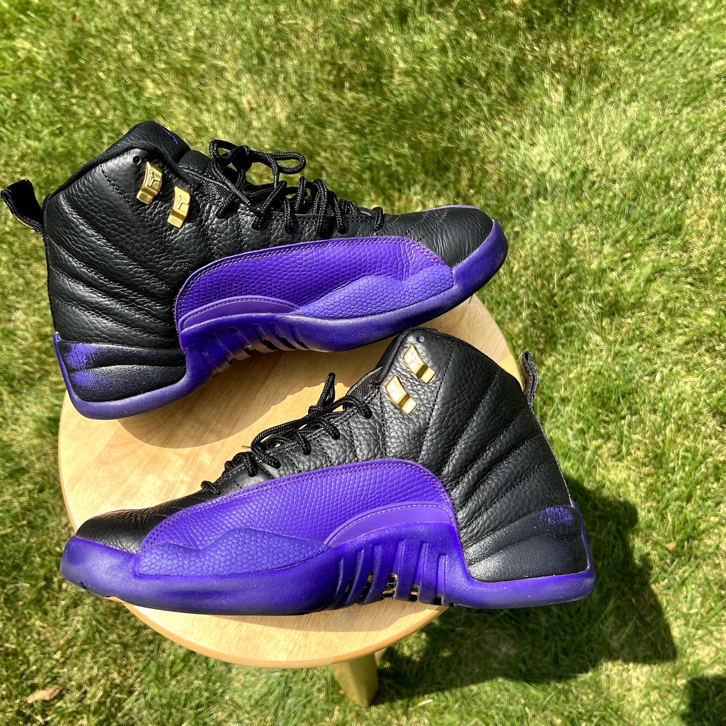 Air Jordan 12 Retro Field Purple Men's Shoes - Size 9