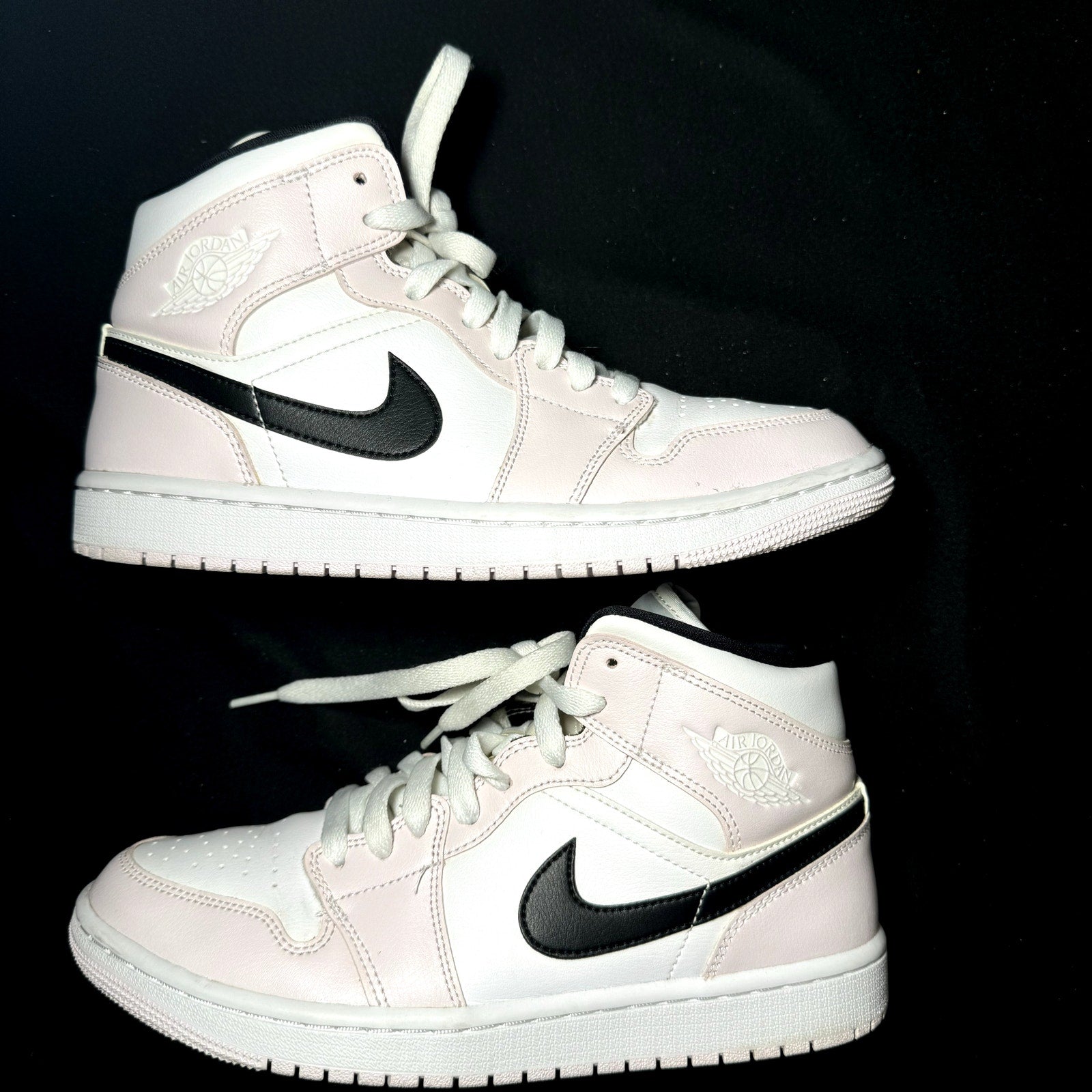 Air Jordan 1 Mid Barely Rose Women's Shoes - Size 9