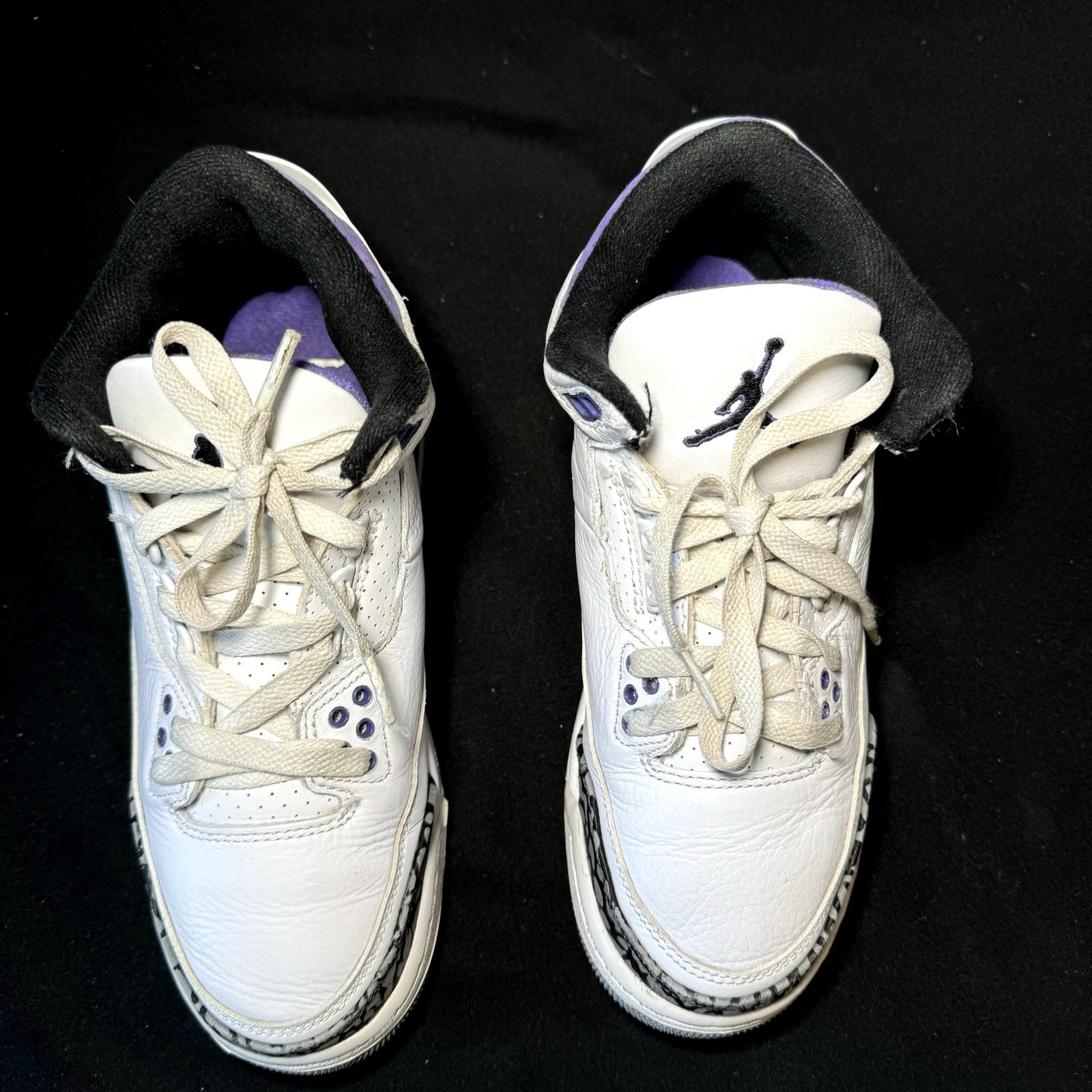 Air Jordan 3 Retro GS Dark Iris Kids Shoes - Size 5