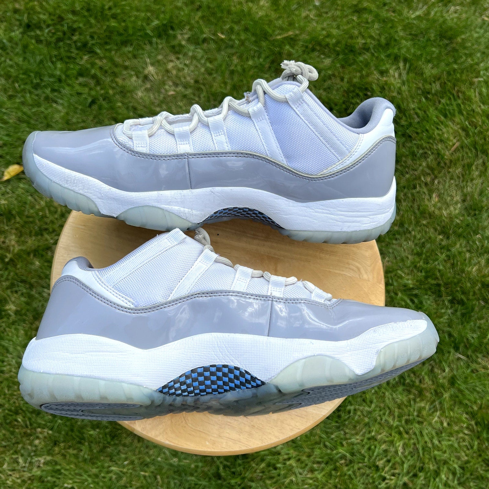 Air Jordan 11 Retro Low Cement Grey Men's Shoes - Size 13