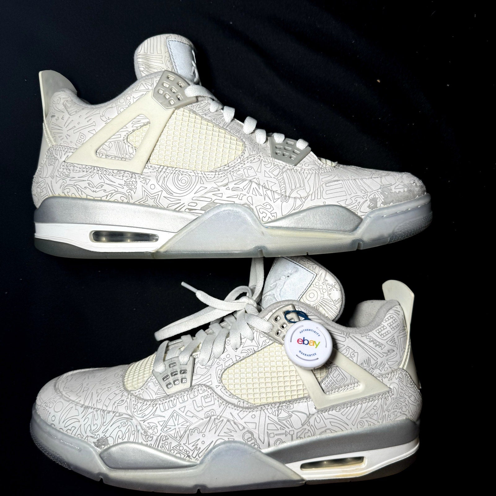 Air Jordan 4 Retro 30th Anniversary Laser Men's Shoes - Size 13