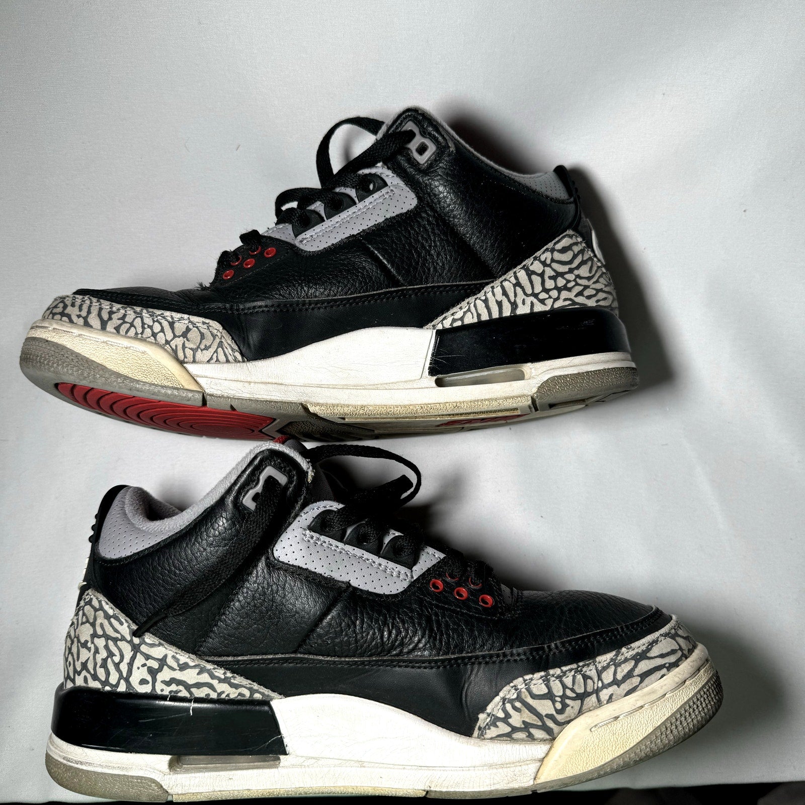 Air Jordan 3 Retro OG Black Cement 2018 Men's Shoes - Size 8.5