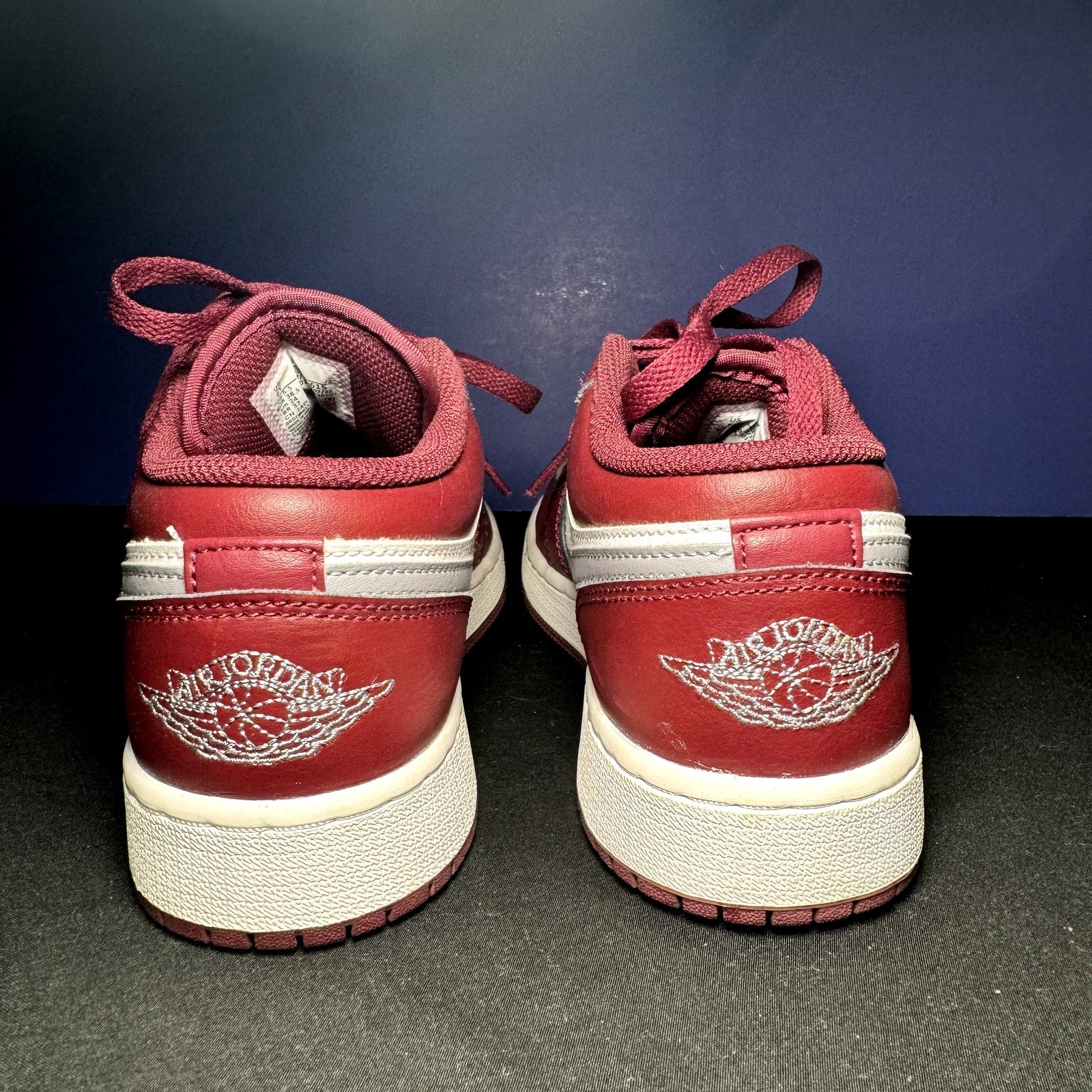 Air Jordan 1 Low GS Cherrywood Red Kids Shoes - Size 6