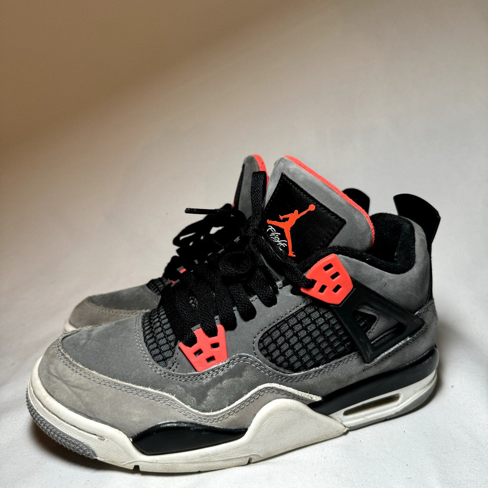 Air Jordan 4 Retro GS Infrared Kids Shoes - Size 5