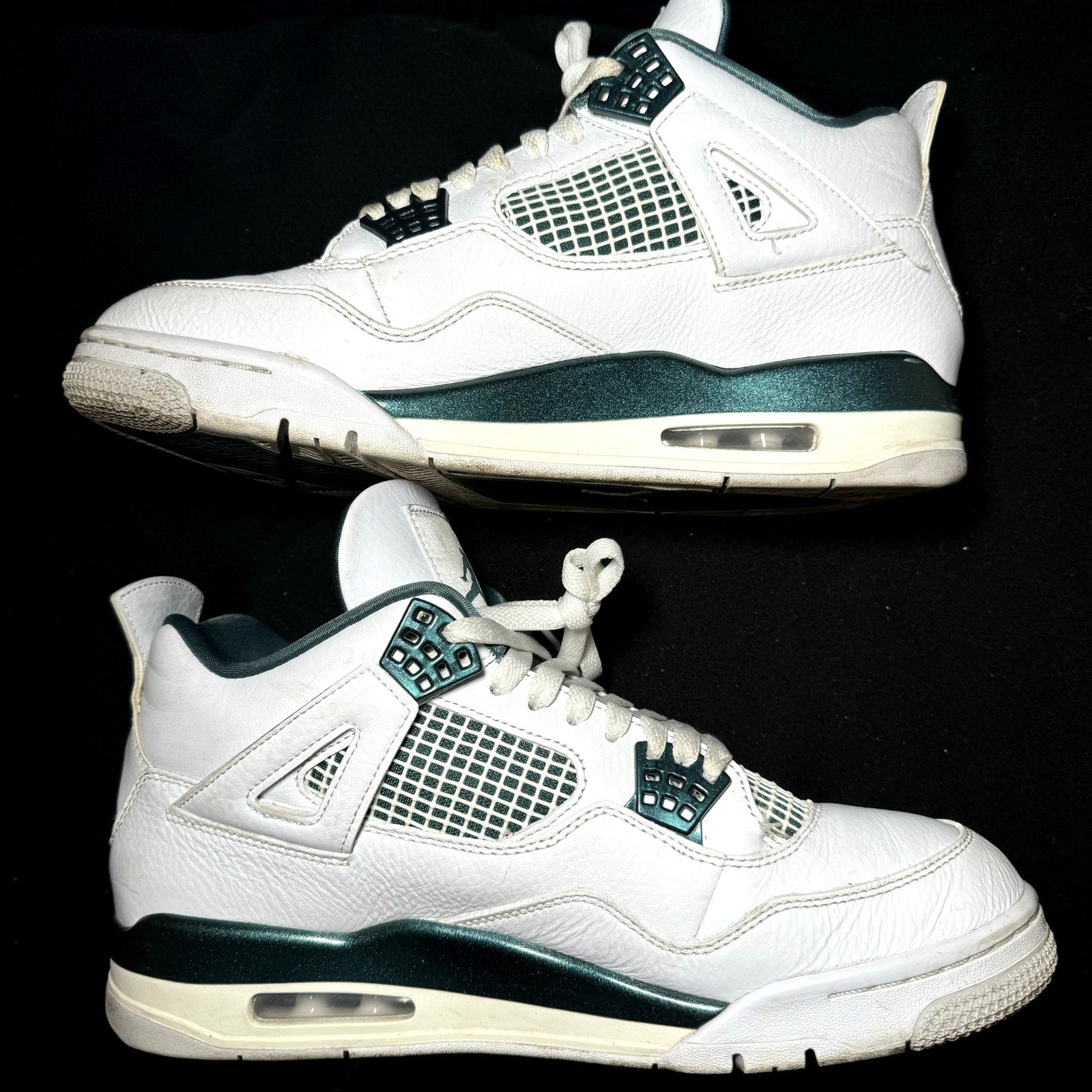 Air Jordan 4 Retro Oxidized Green Men's Shoes - Size 10