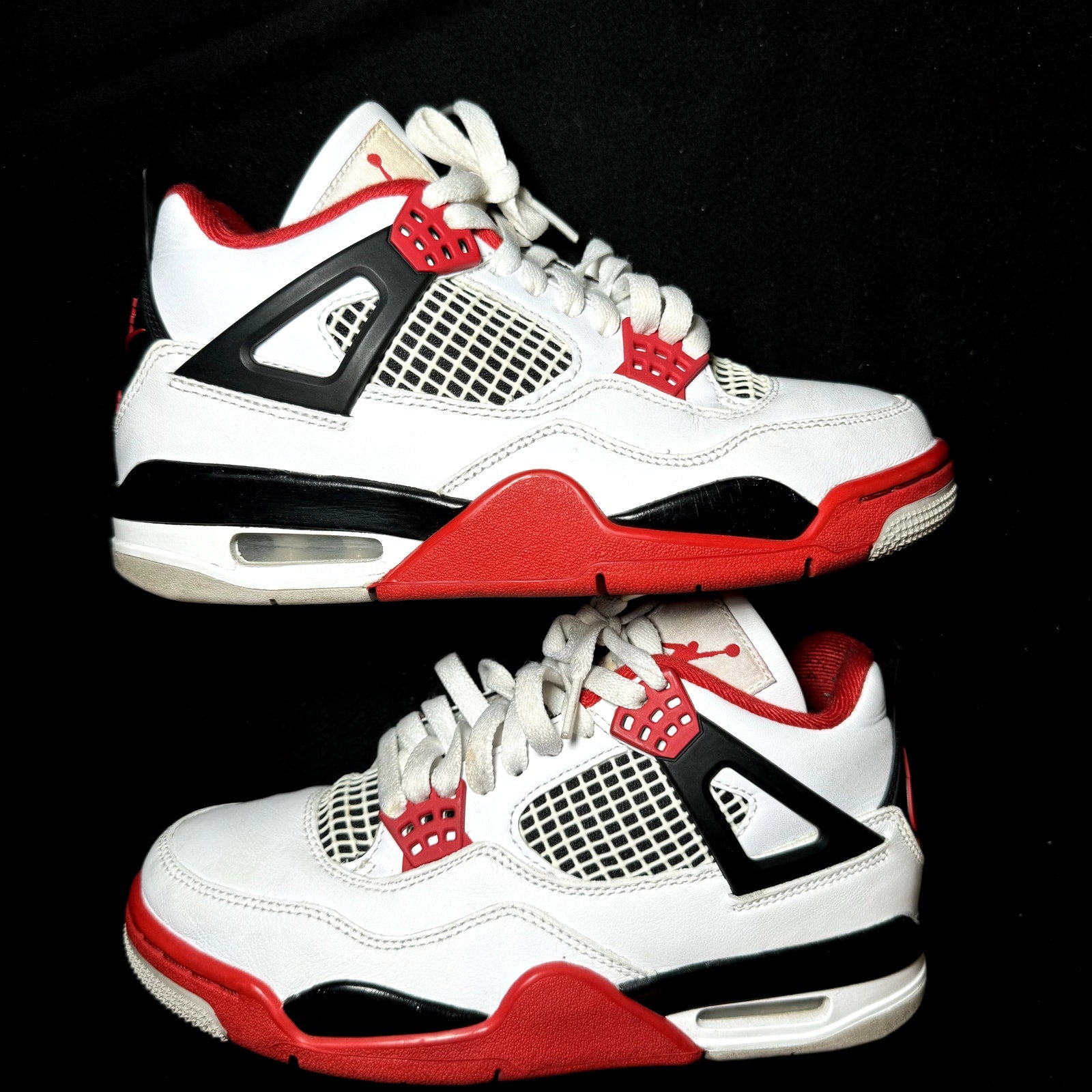 Air Jordan 4 Retro OG Fire Red 2020 Kids Shoes - Size 4.5