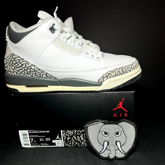 Air Jordan 3 Retro GS Hide N Sneak Kids Shoes - Size 7