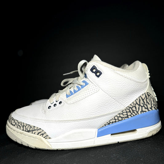 Air Jordan 3 Retro UNC Men's Shoes - Size 8.5