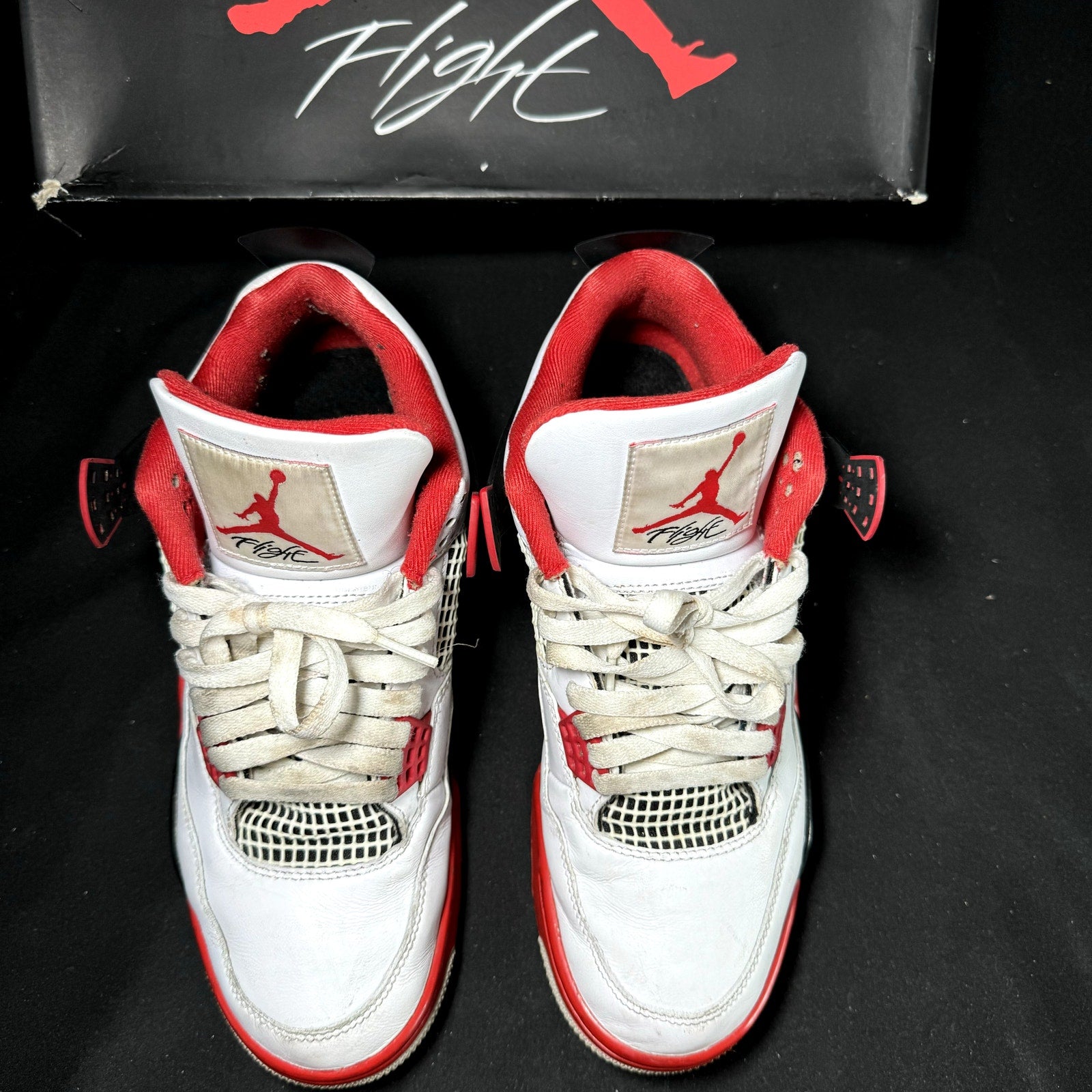 Air Jordan 4 Retro OG Fire Red 2020 Men's Shoes - Size 9