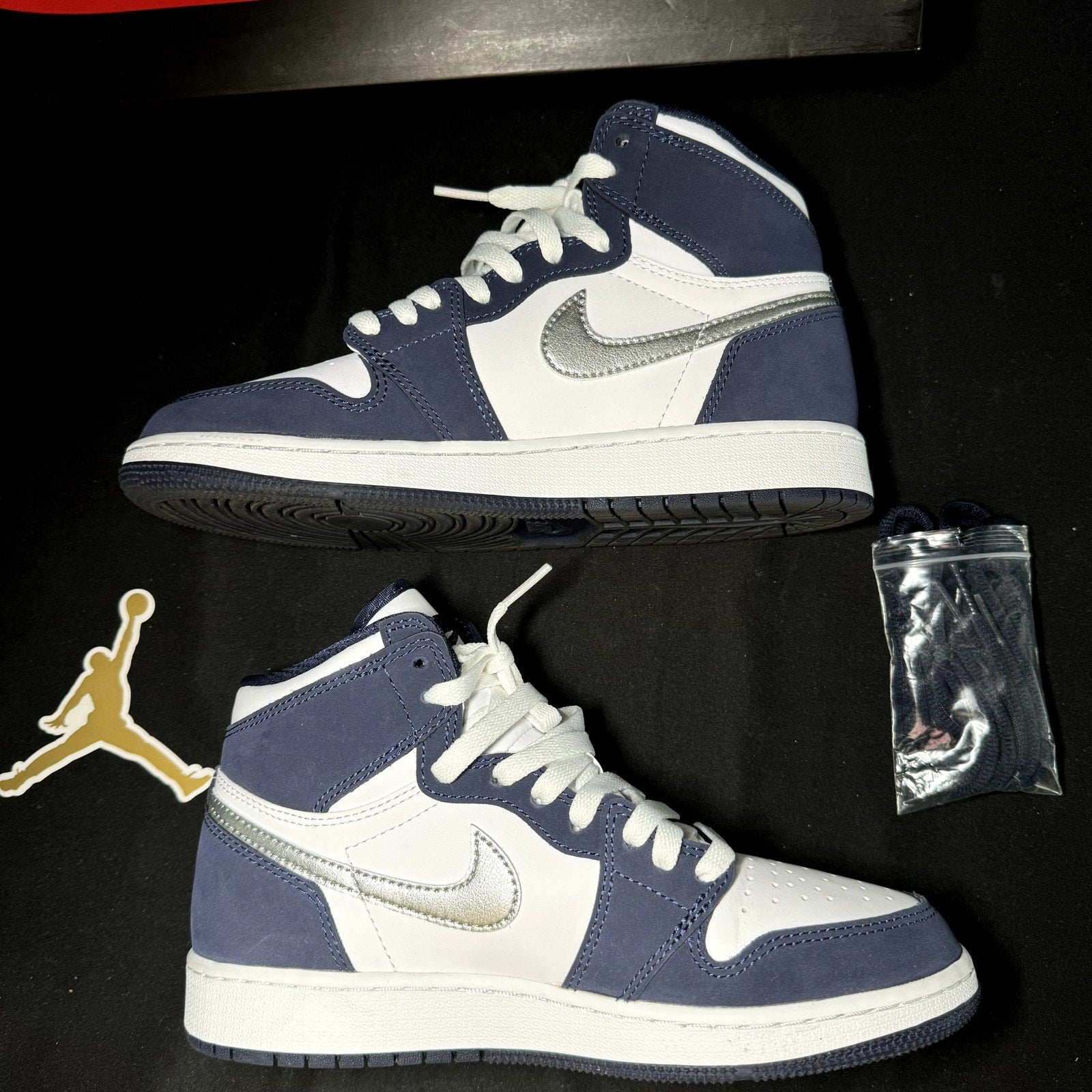 Air Jordan 1 Retro High CO.JP GS Midnight Navy 2020 Kids Shoes - Size 5.5