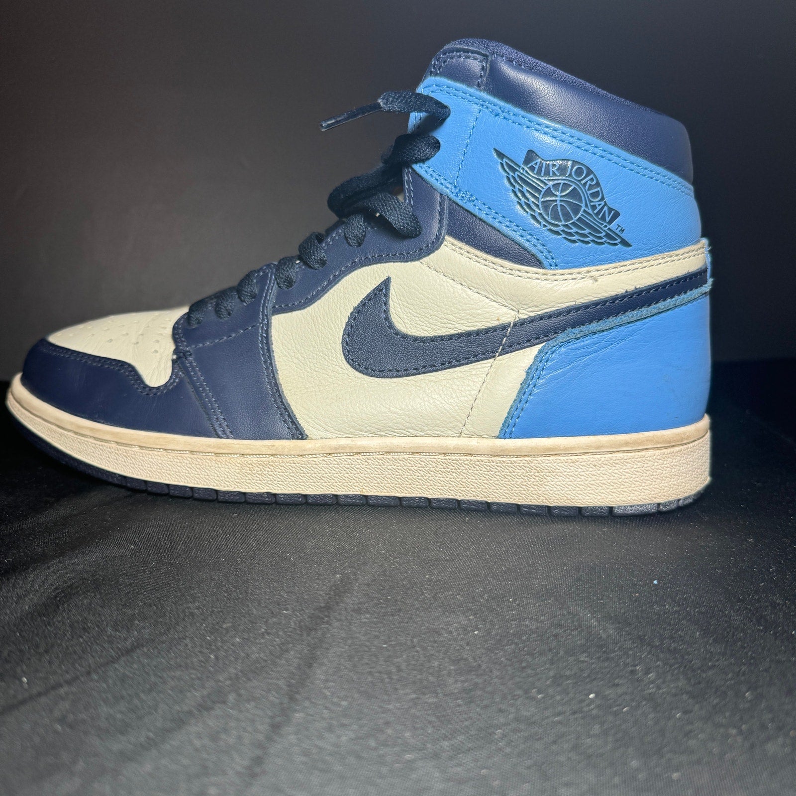 Nike Air Jordan I Retro High OG Obsidian Men's Shoes - Size 9