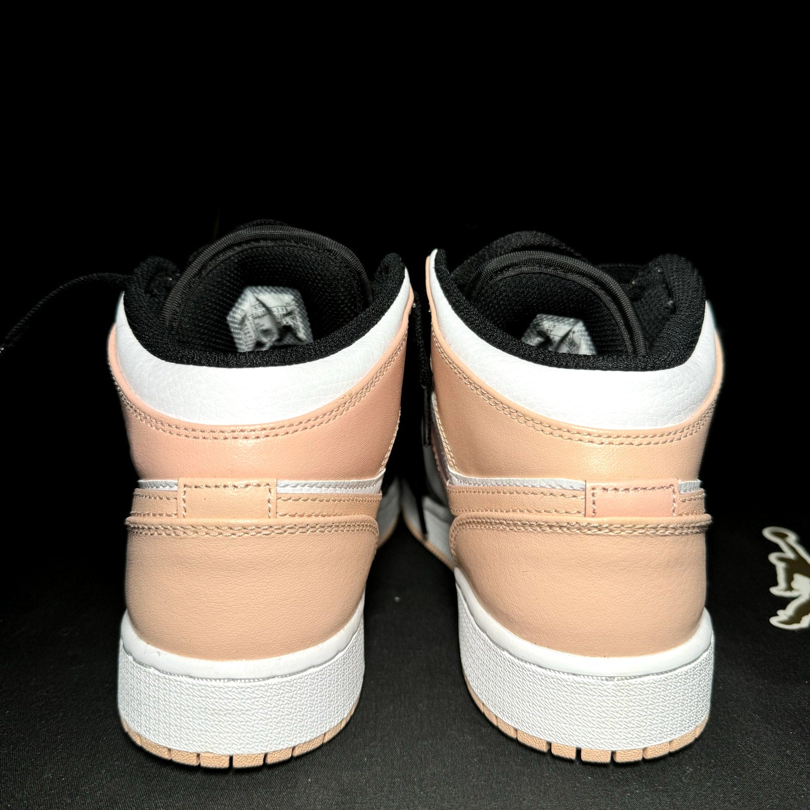 Air Jordan 1 Mid GS Crimson Tint Kids Shoes  - Size 5