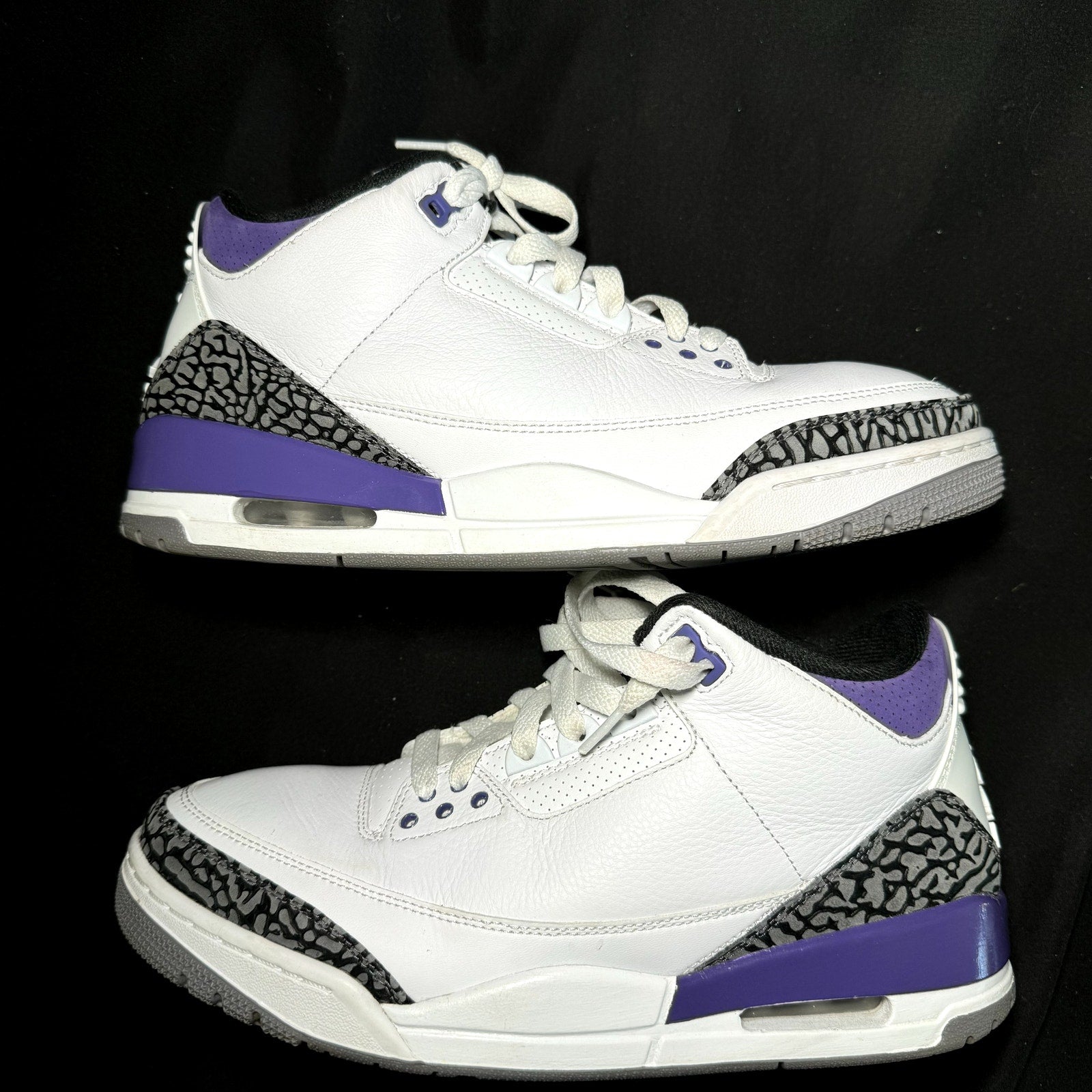 Air Jordan 3 Retro Dark Iris 2022 Men's Shoes - Size 9.5