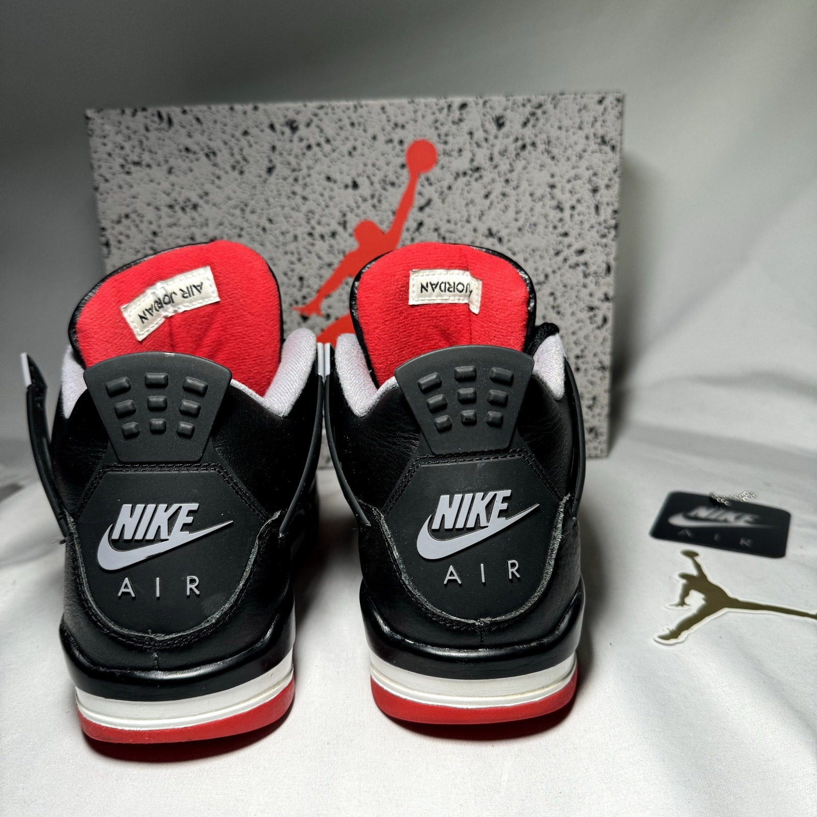 Air Jordan 4 Retro GS Bred Reimagined Kids Shoes - Size 6.5