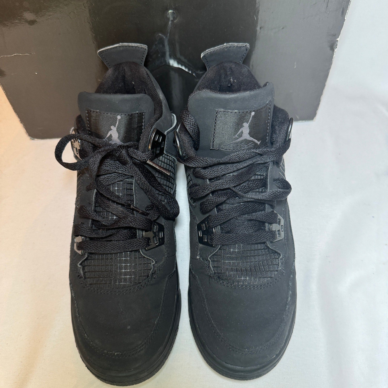 Air Jordan 4 Retro GS Black Cat 2006 Kids Shoes - Size 6