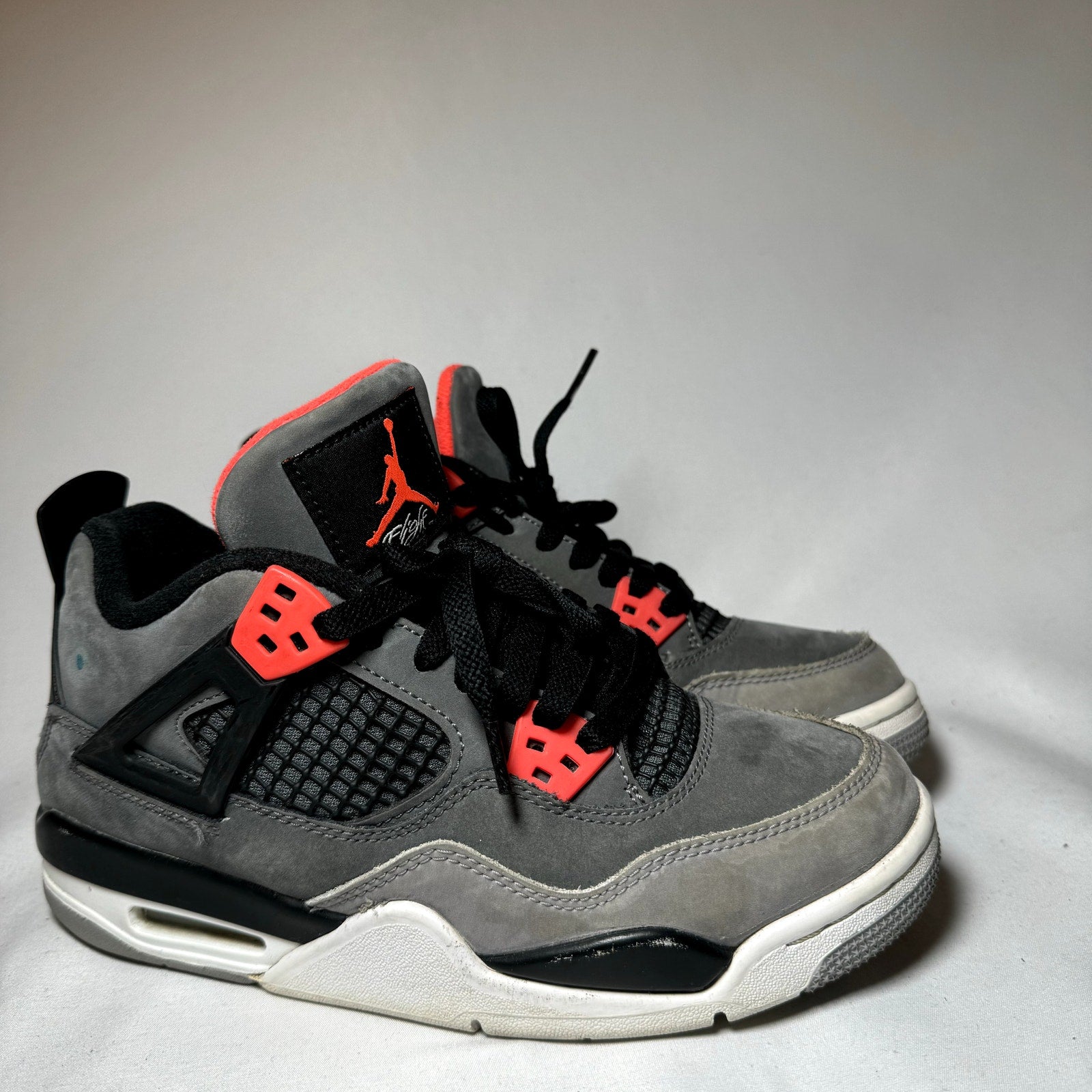 Air Jordan 4 Retro GS Infrared Kids Shoes - Size 5