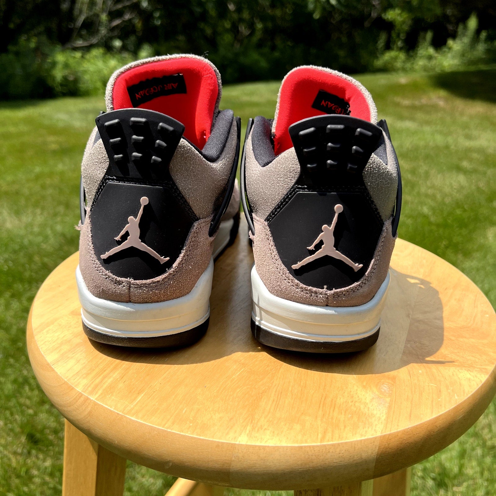 Air Jordan 4 Retro GS Taupe Haze Kids Shoes - Size 7