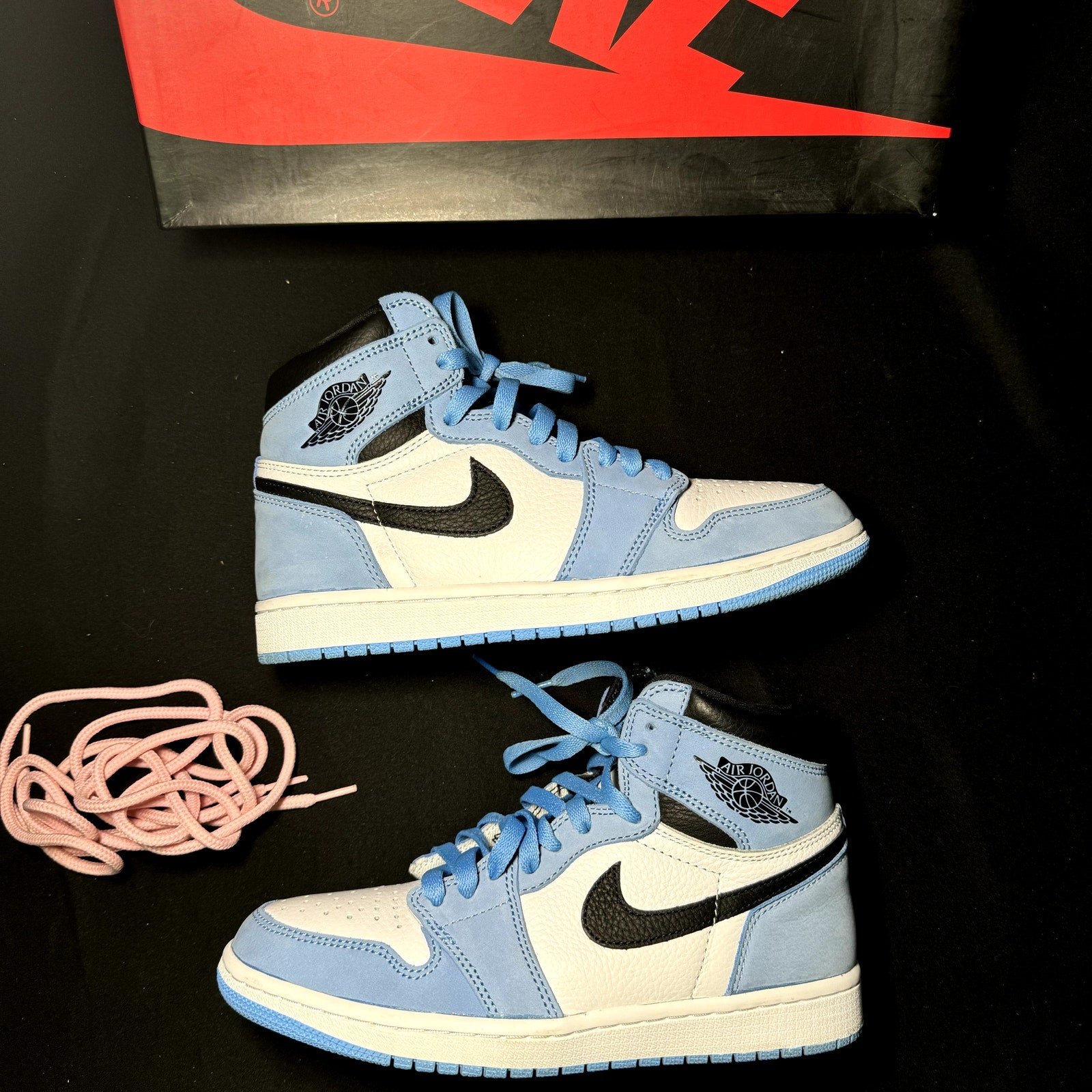 Air Jordan 1 Retro High OG University Blue Men's Shoes - Size 7