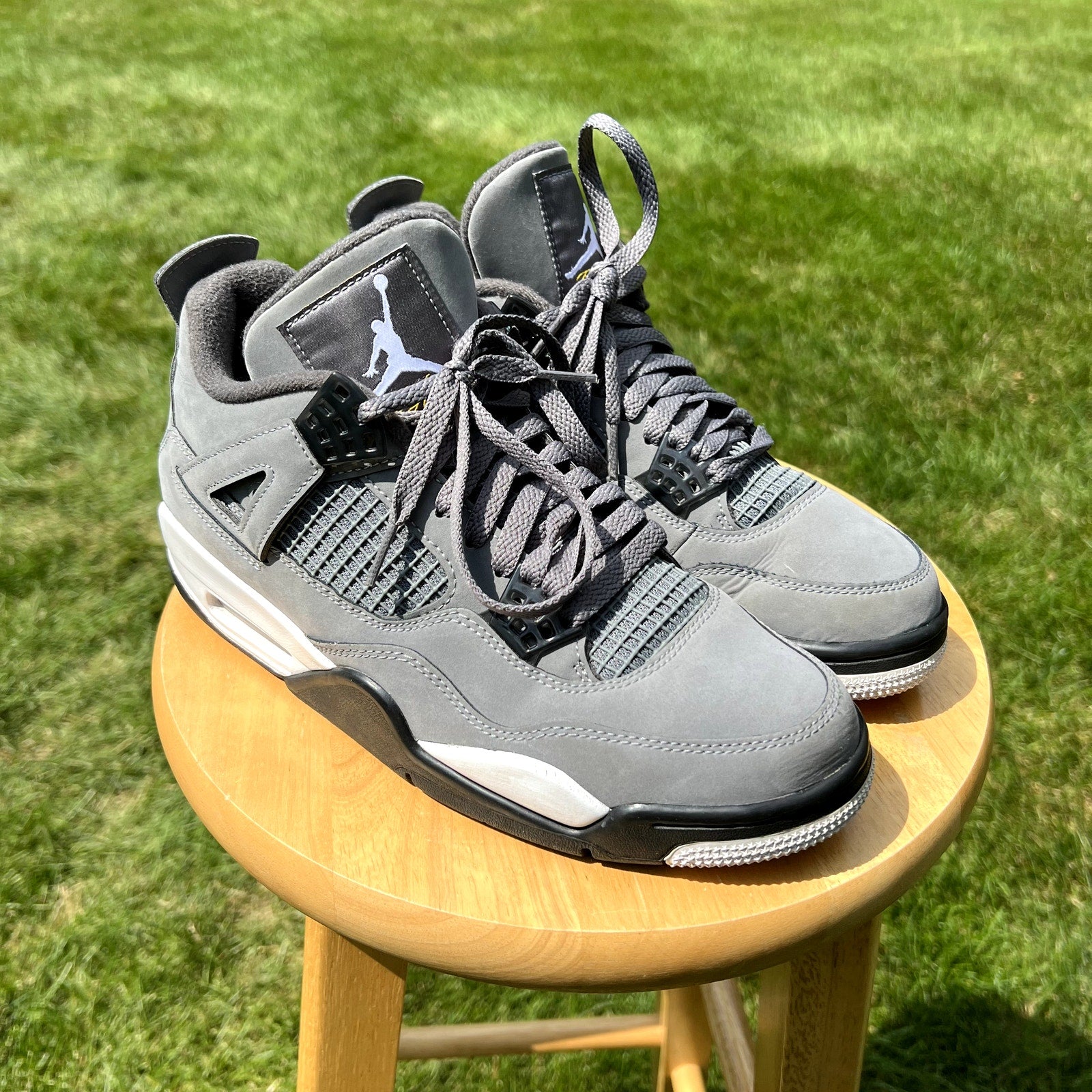 Air Jordan 4 Retro Cool Grey 2019 Men's Shoes - Size 8